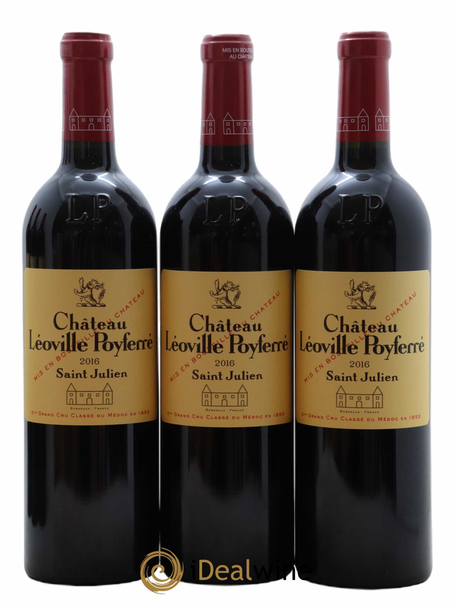 Château Léoville Poyferré 2ème Grand Cru Classé 2016 - Lot of 6 bottles - 1