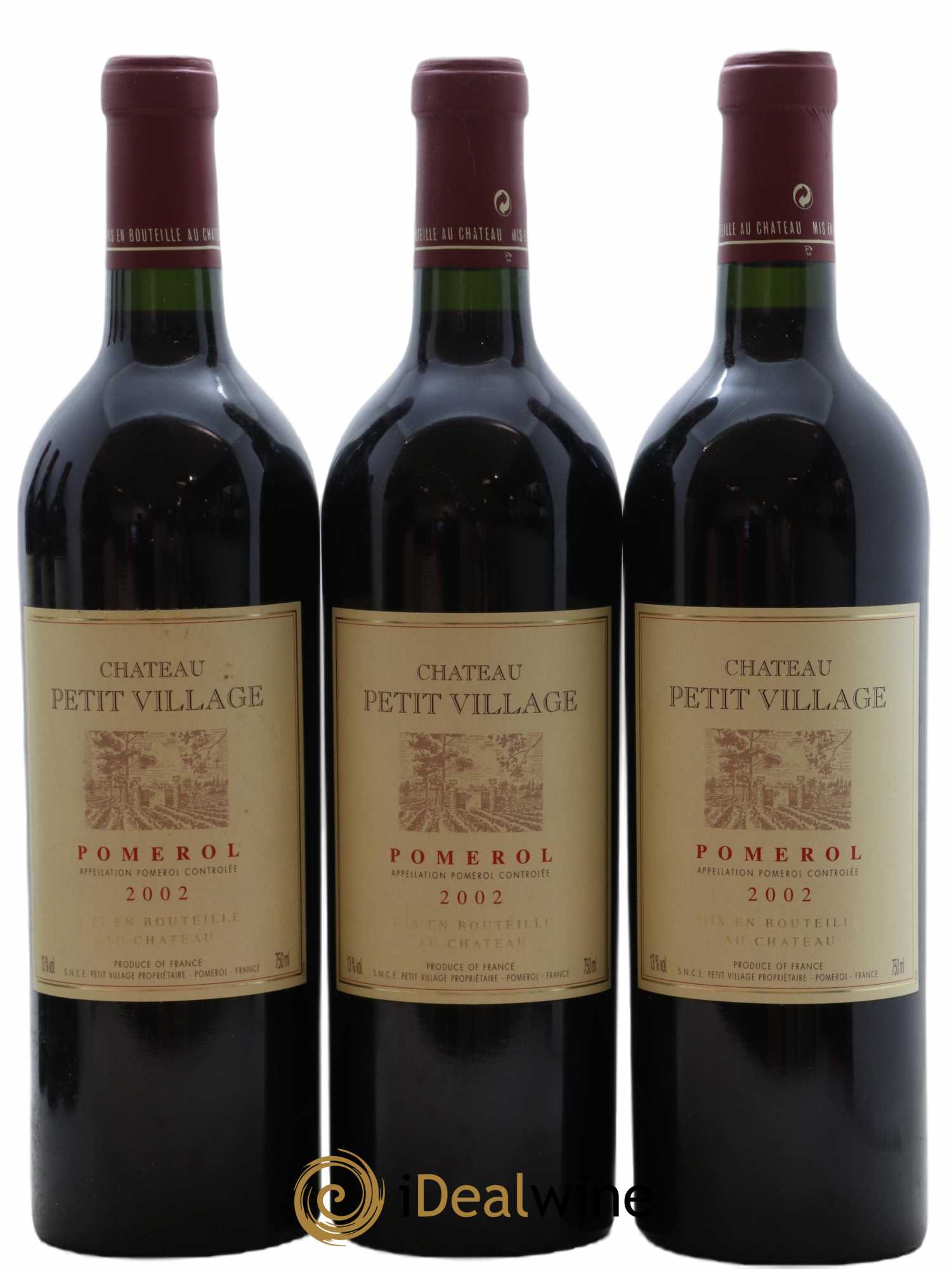 Château Petit Village 2002 - Lot de 6 bouteilles - 1