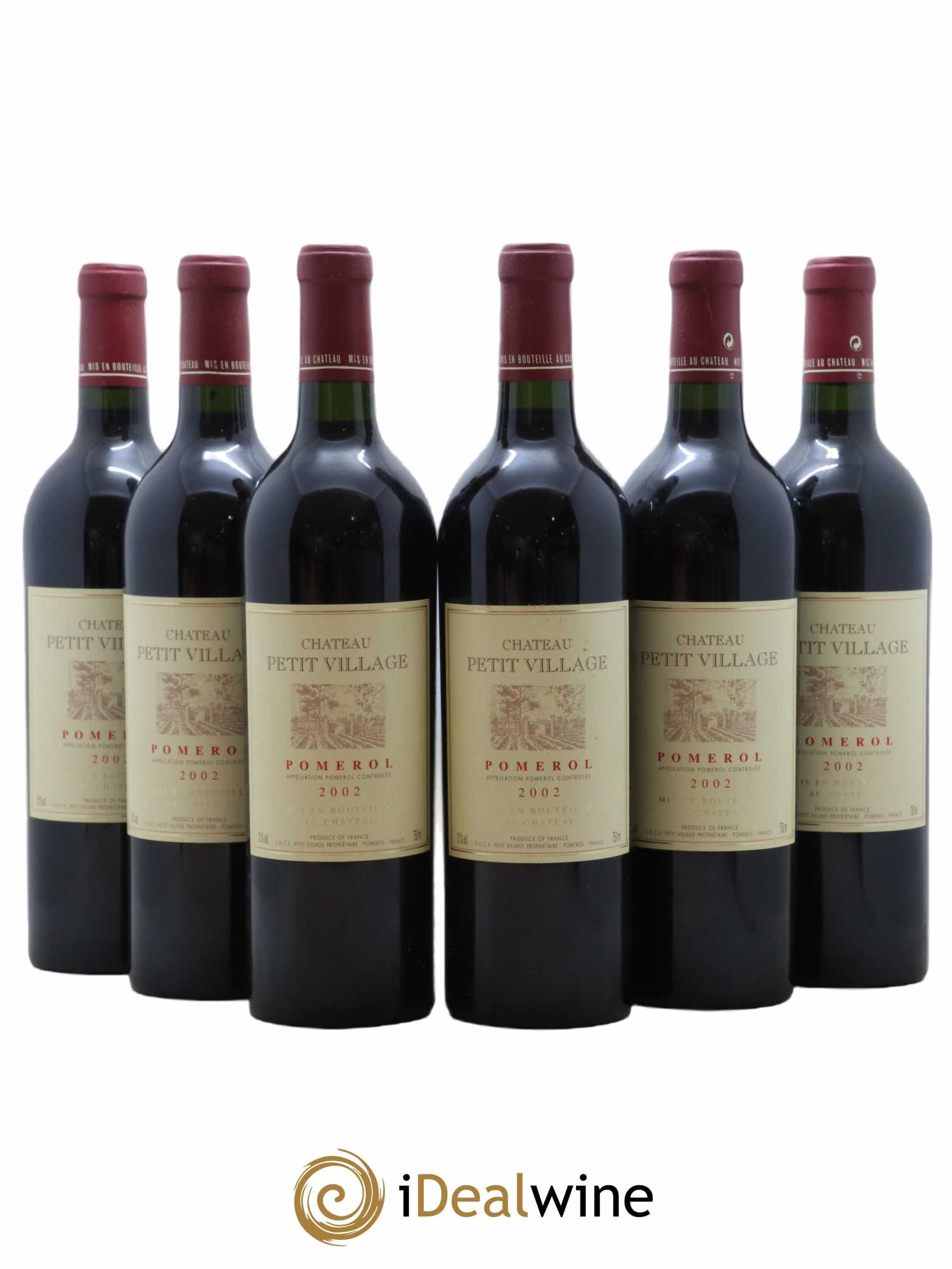 Château Petit Village 2002 - Lot de 6 bouteilles - 0