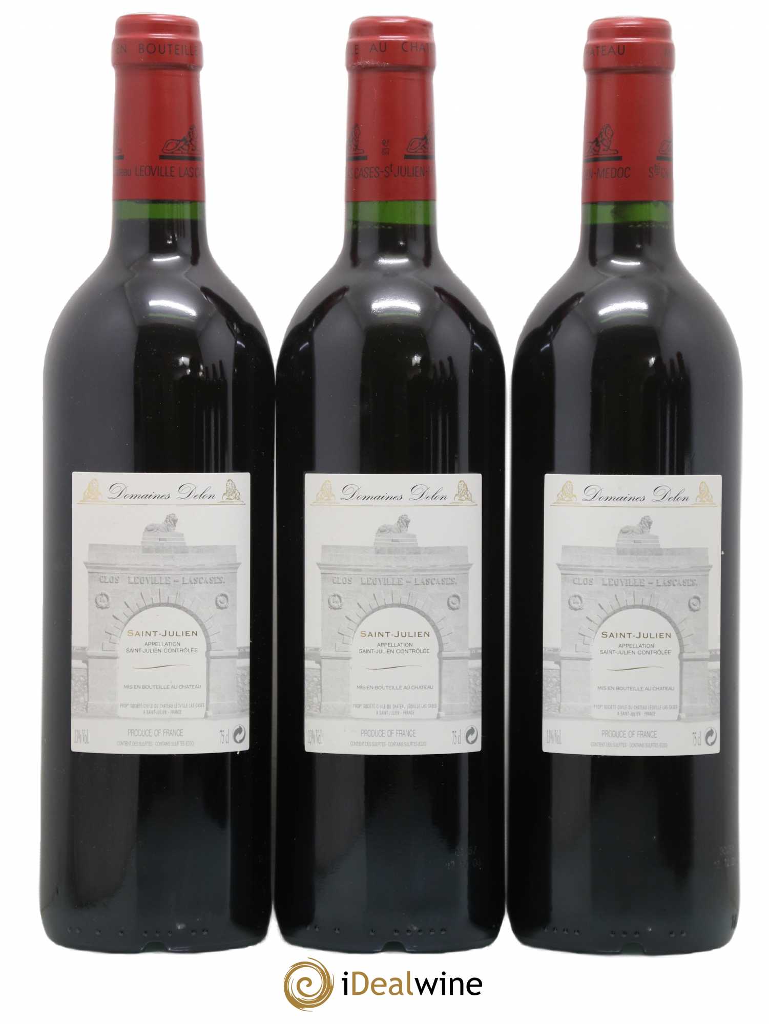 Château Léoville Las Cases 2ème Grand Cru Classé 2003 - Lot de 3 bouteilles - 1