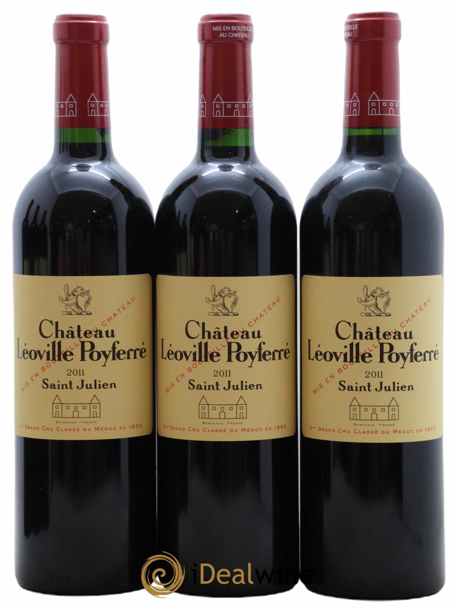 Château Léoville Poyferré 2ème Grand Cru Classé 2011 - Lot of 6 bottles - 1