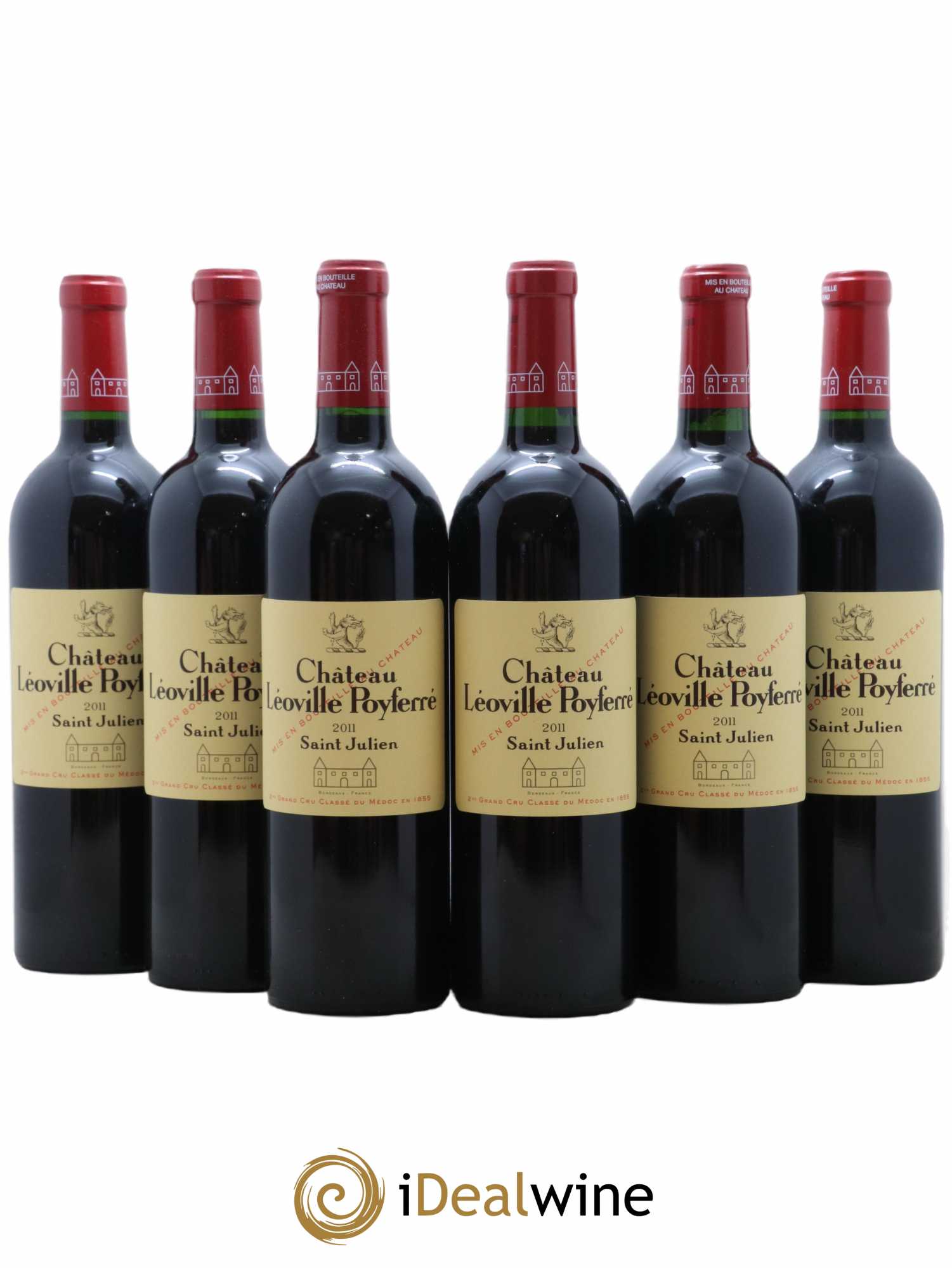Château Léoville Poyferré 2ème Grand Cru Classé 2011 - Lot of 6 bottles - 0