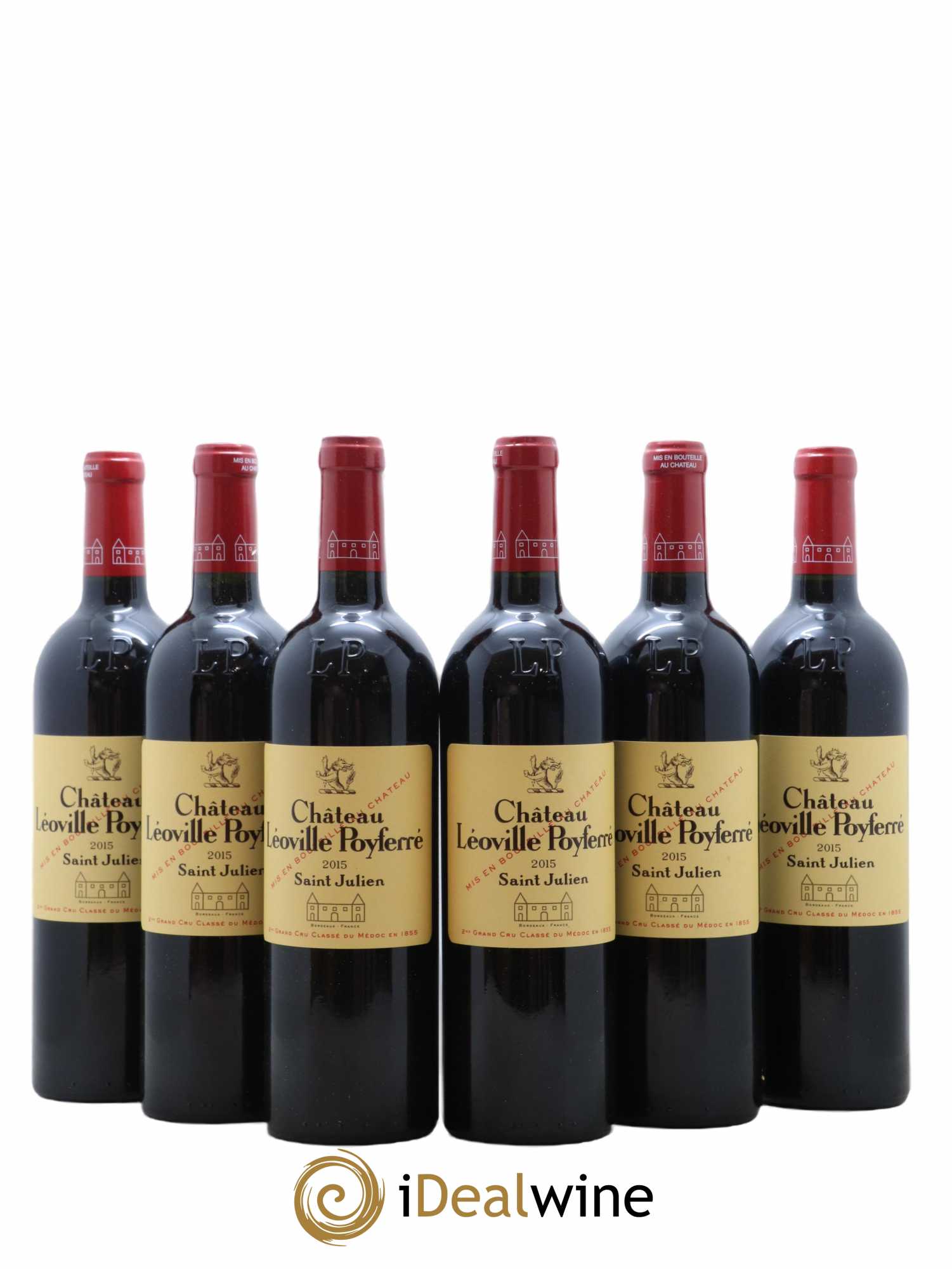 Château Léoville Poyferré 2ème Grand Cru Classé 2015 - Lot of 6 bottles - 0