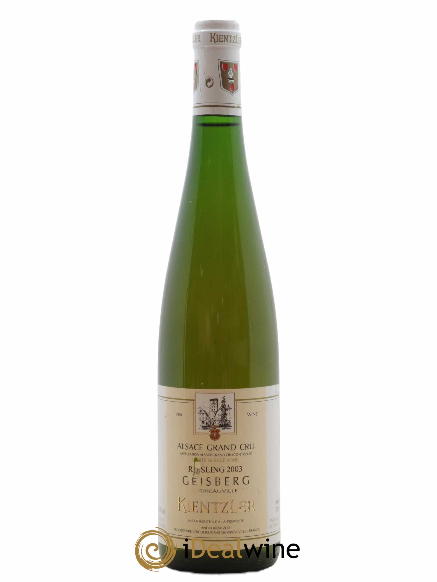 Alsace Riesling Grand Cru Geisberg Kientzler 2003 - Lot de 1 bouteille - 0