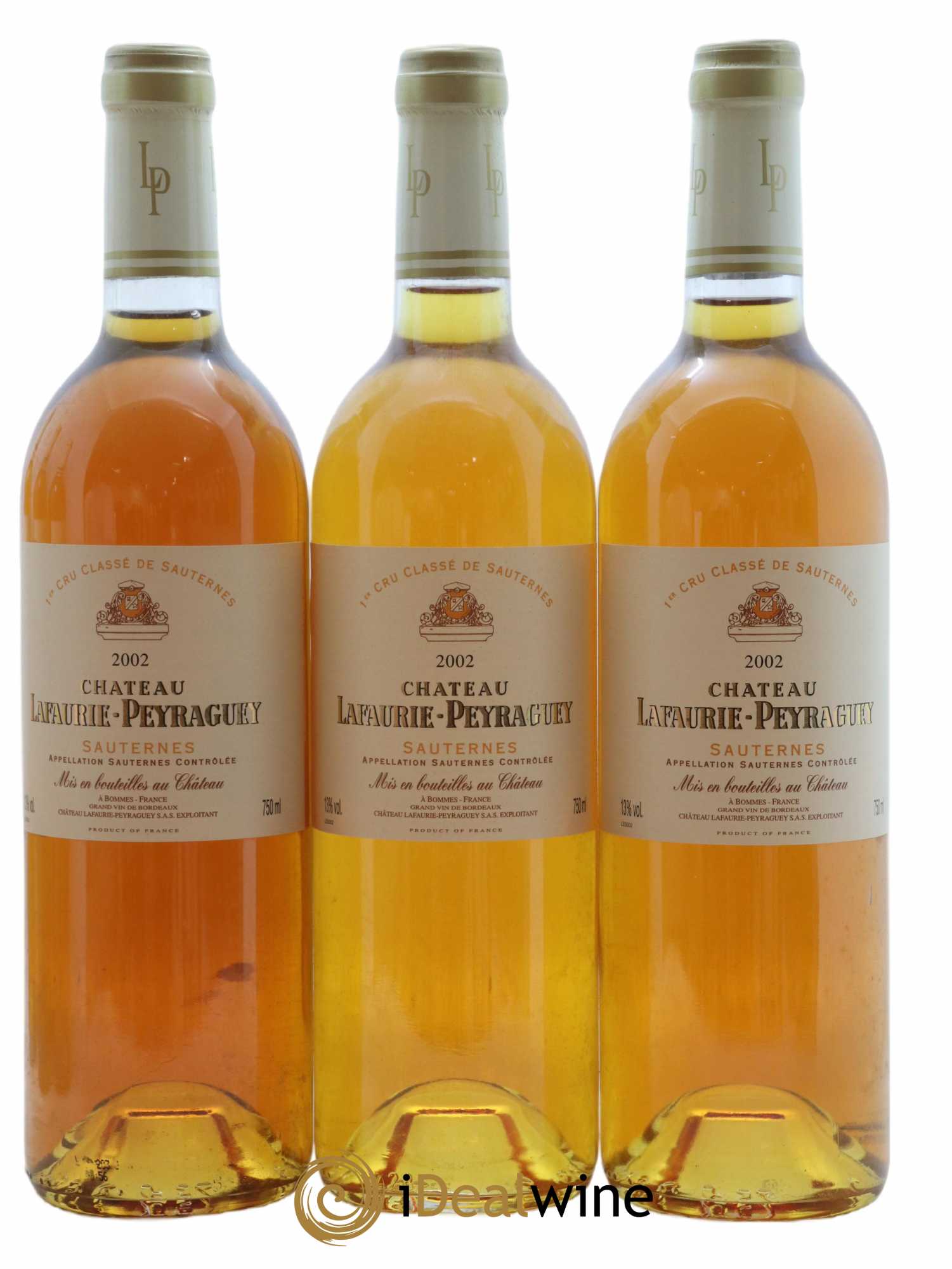Château Lafaurie-Peyraguey 1er Grand Cru Classé 2002 - Lotto di 6 bottiglie - 1