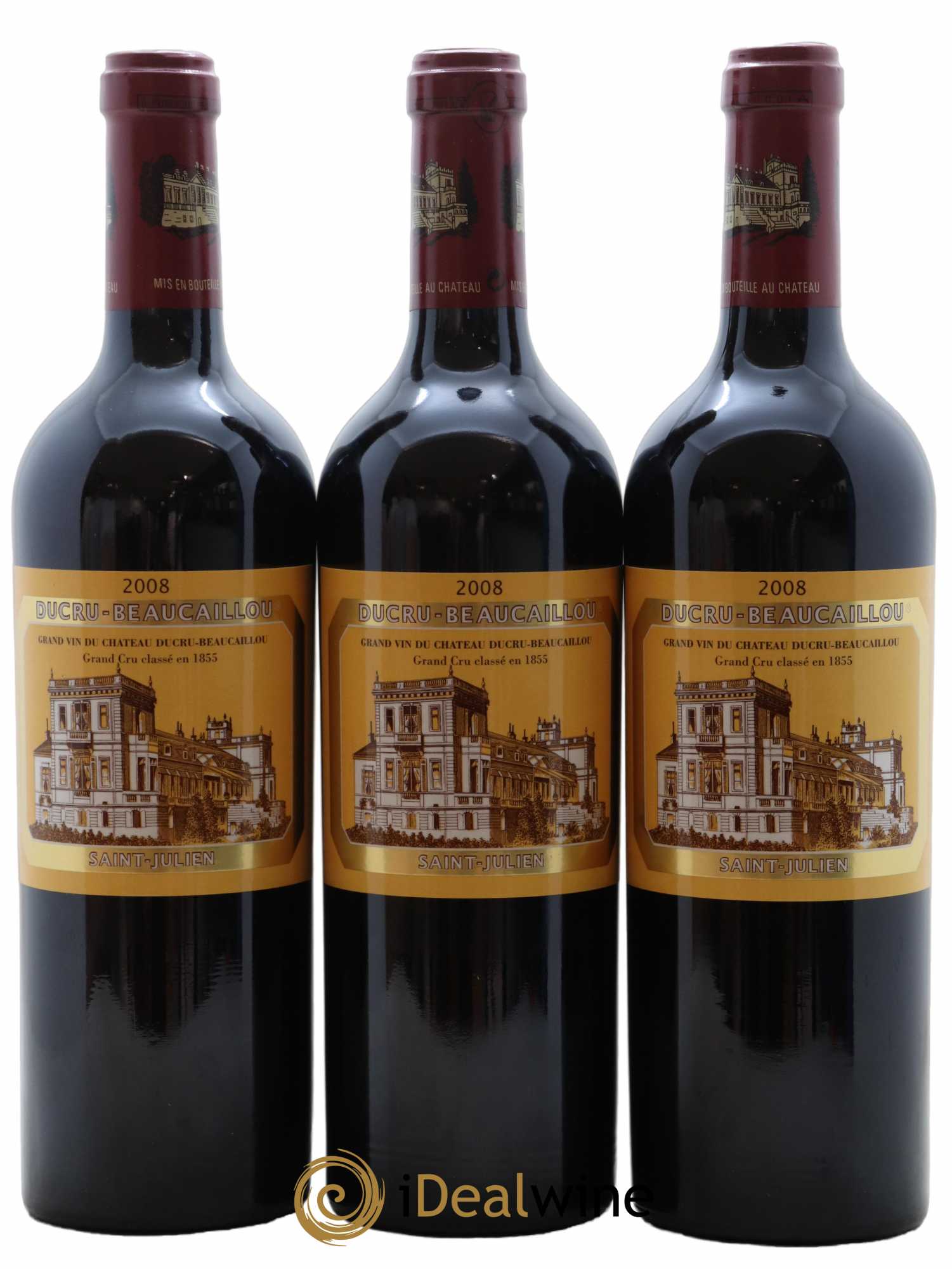 Château Ducru Beaucaillou 2ème Grand Cru Classé 2008 - Lot de 3 bouteilles - 0