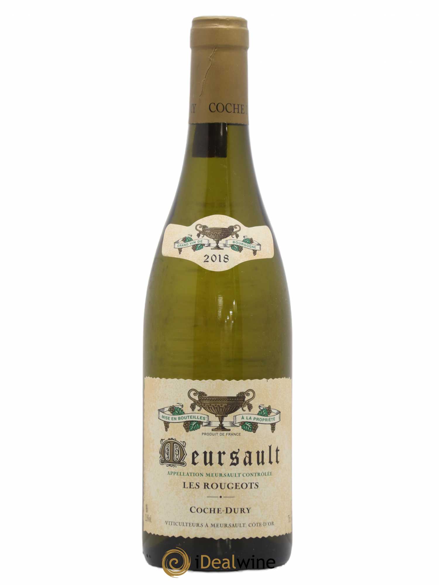 Meursault Les Rougeots Coche Dury (Domaine) 2018 - Lot de 1 bouteille - 0