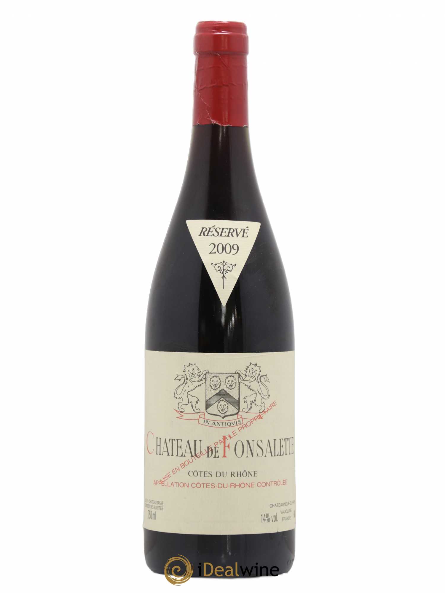 Côtes-du-Rhône Château de Fonsalette Emmanuel Reynaud 2009 - Lot of 1 bottle - 0
