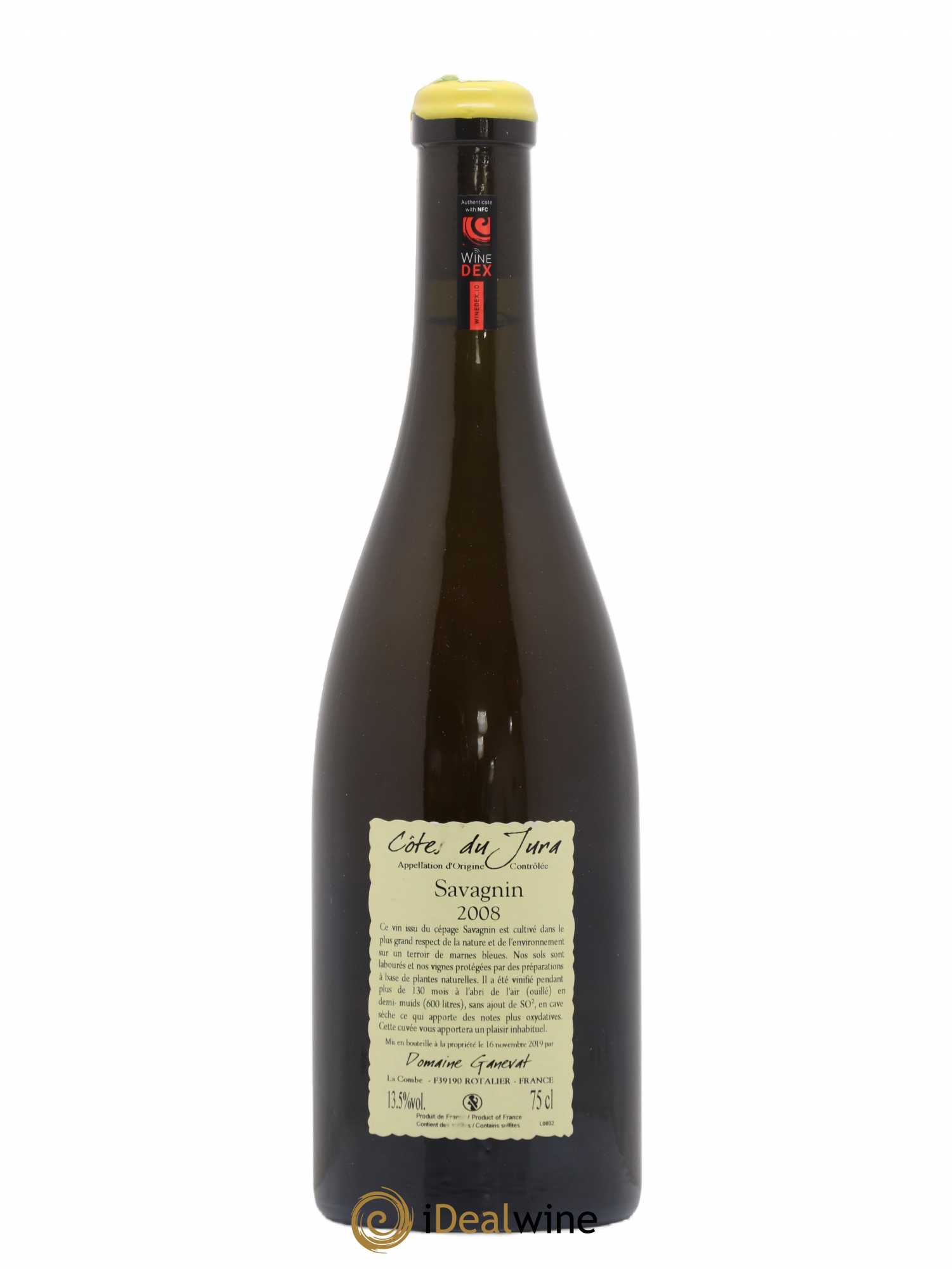 Côtes du Jura Les Vignes de mon Père Jean-François Ganevat (Domaine) 2008 - Lot de 1 bouteille - 1