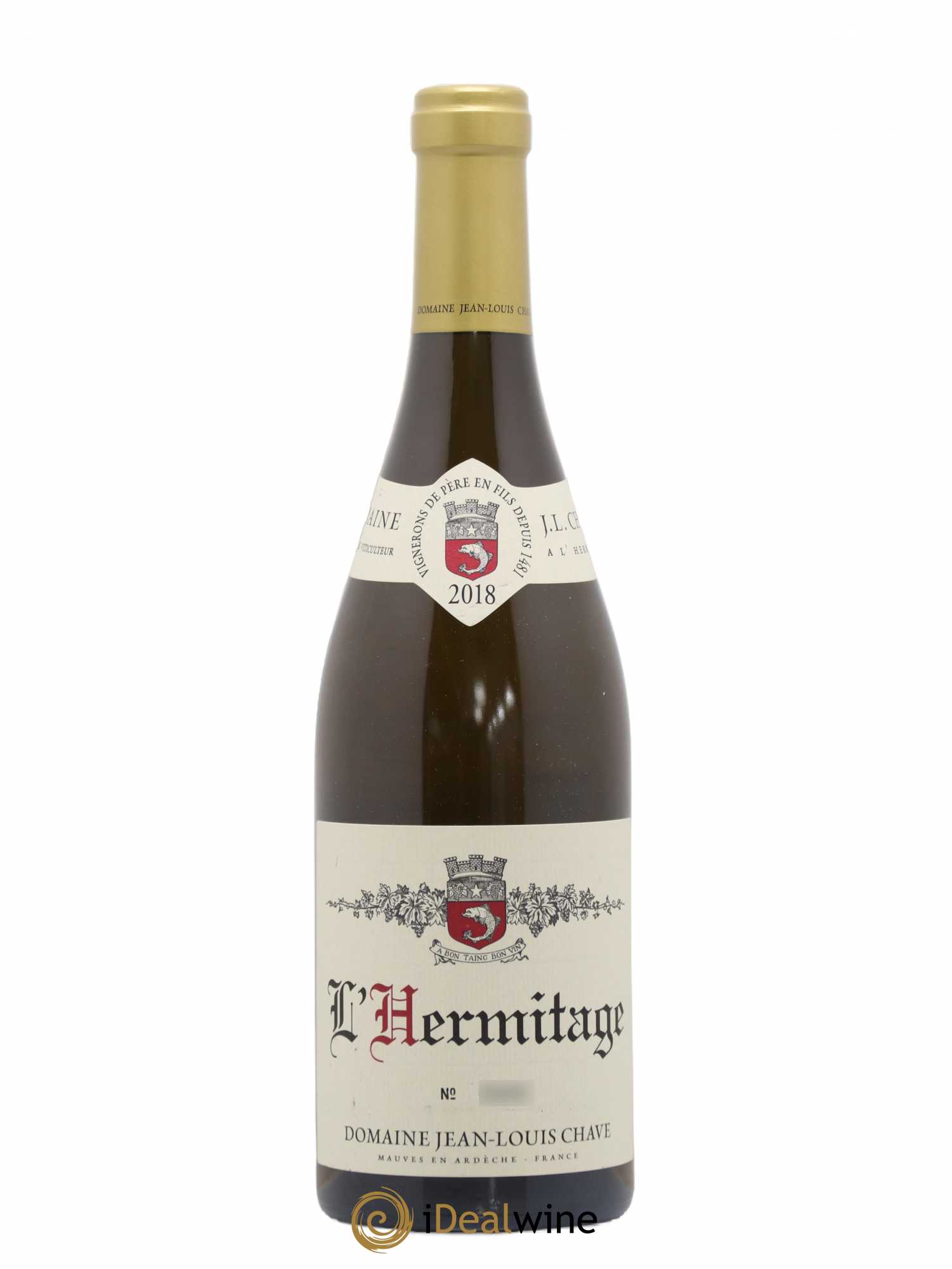 Hermitage Jean-Louis Chave 2018 - Lot de 1 bouteille - 0
