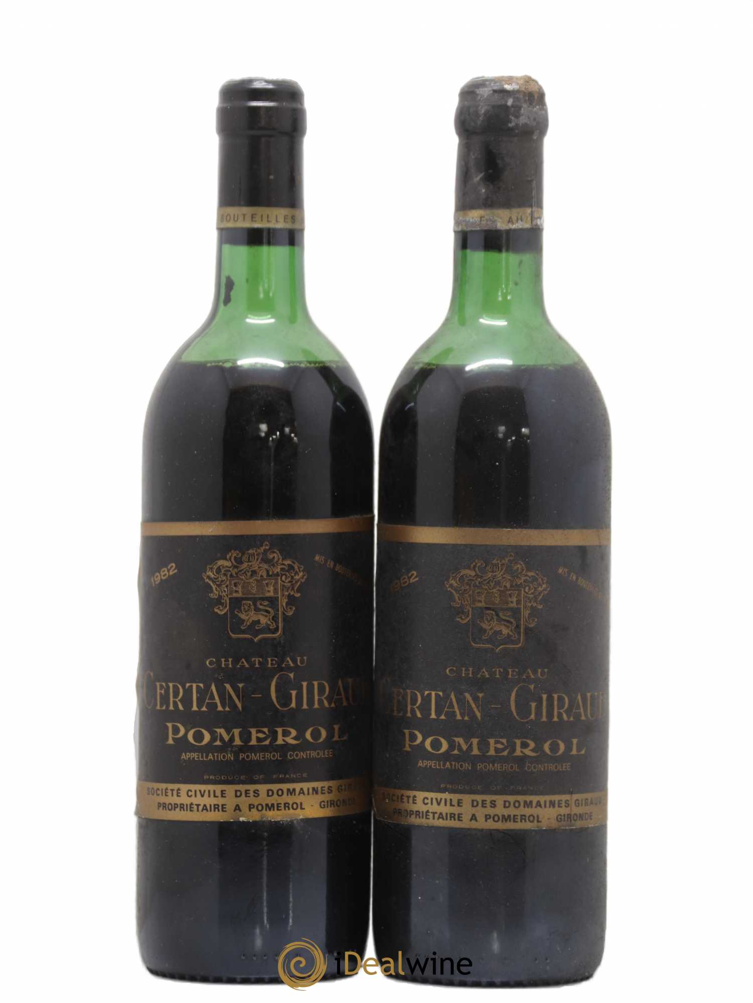 Château Certan Giraud 1982 - Lot de 2 bouteilles - 0