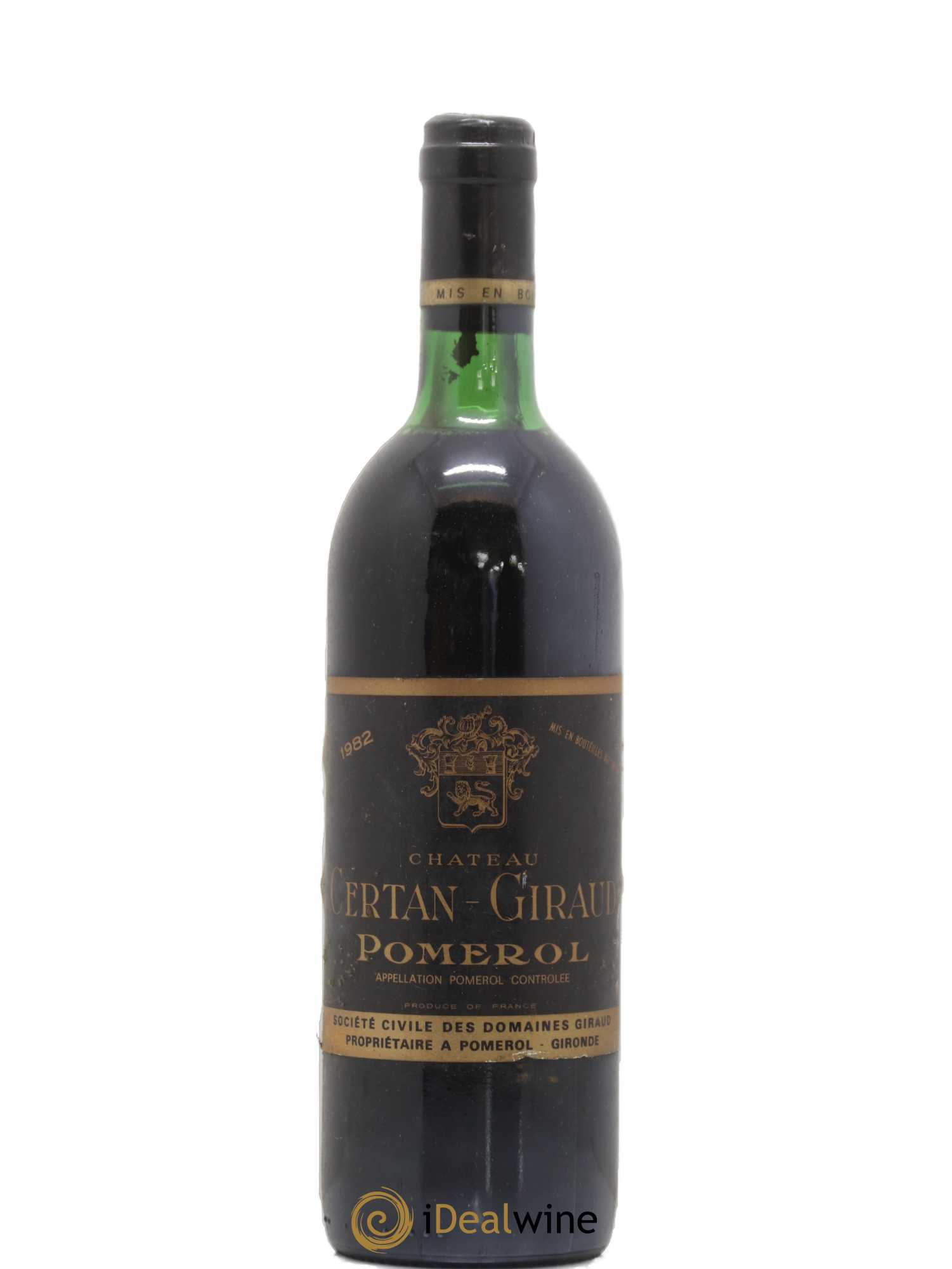Château Certan Giraud 1982 - Lot de 1 bouteille - 0