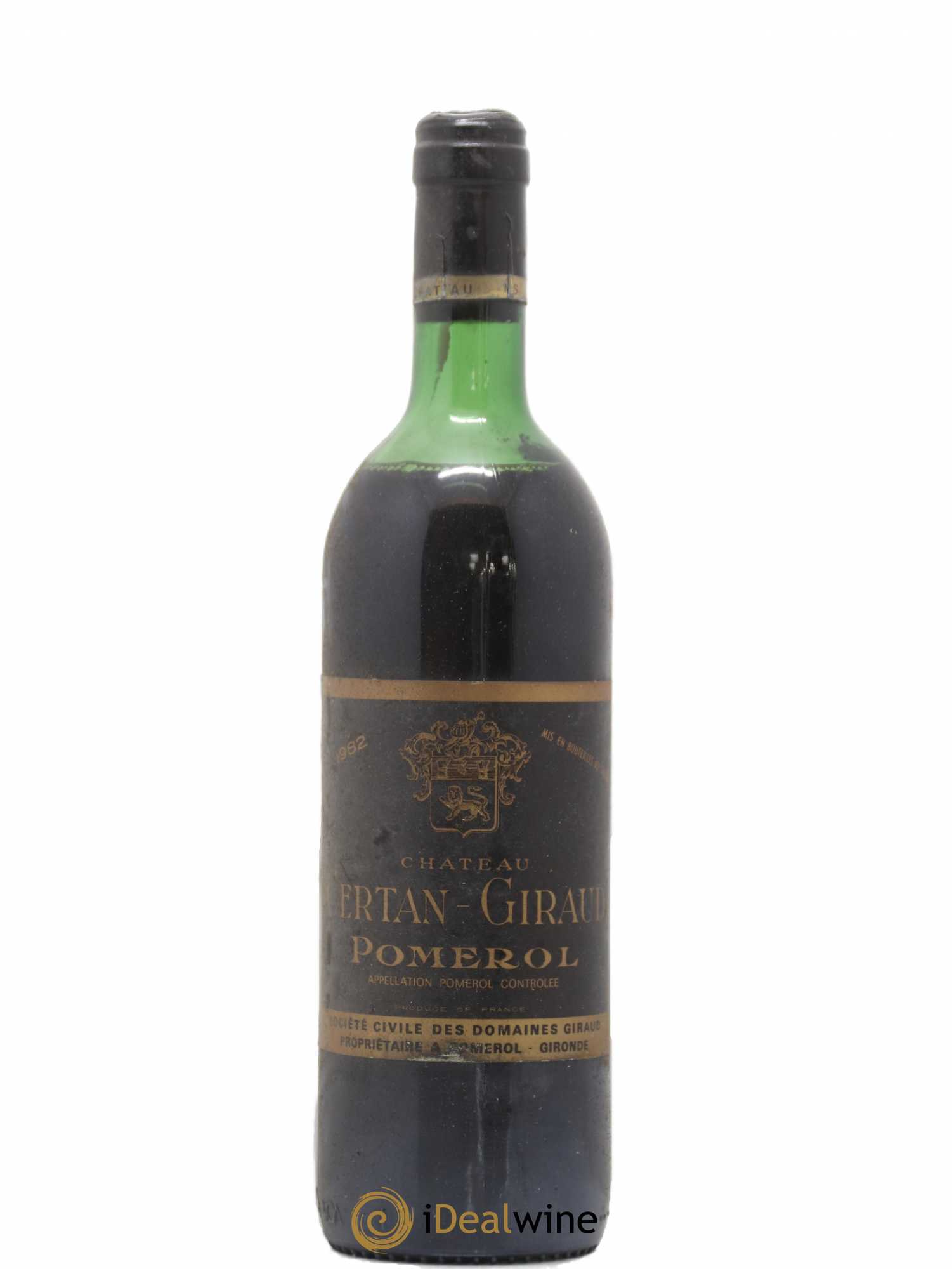 Château Certan Giraud 1982 - Lot de 1 bouteille - 0