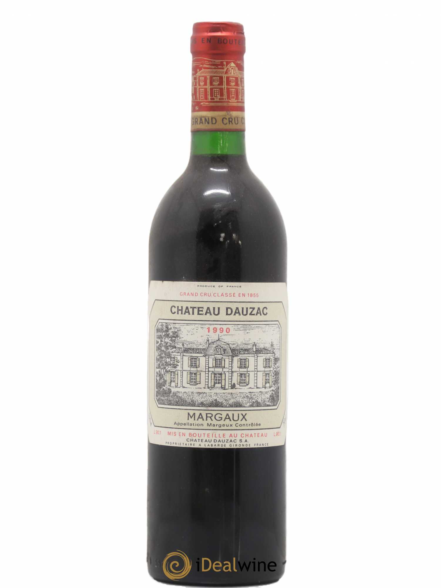 Château Dauzac 5ème Grand Cru Classé 1990 - Lot de 1 bouteille - 0