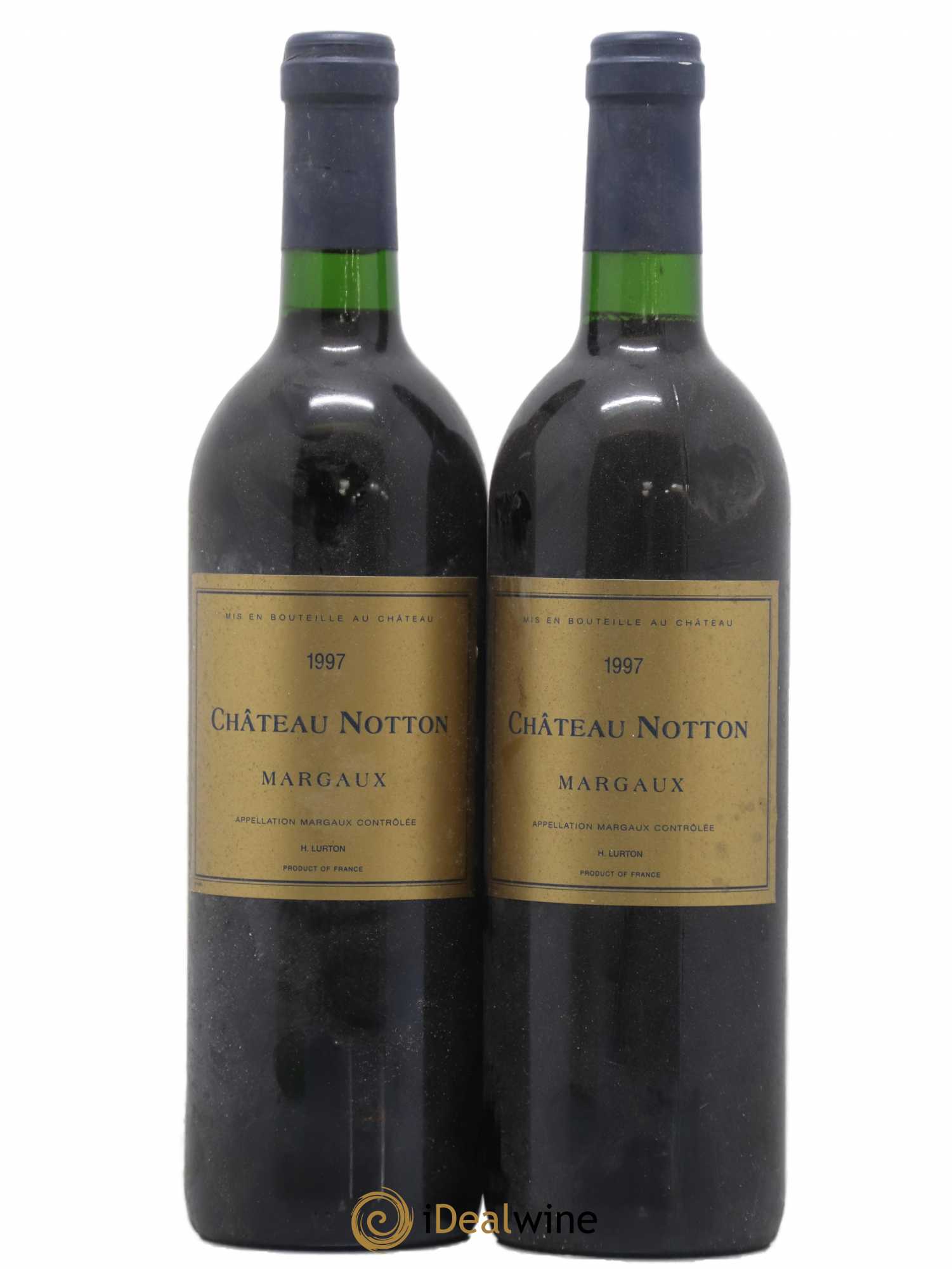 Château Notton 1997 - Lot de 2 bouteilles - 0
