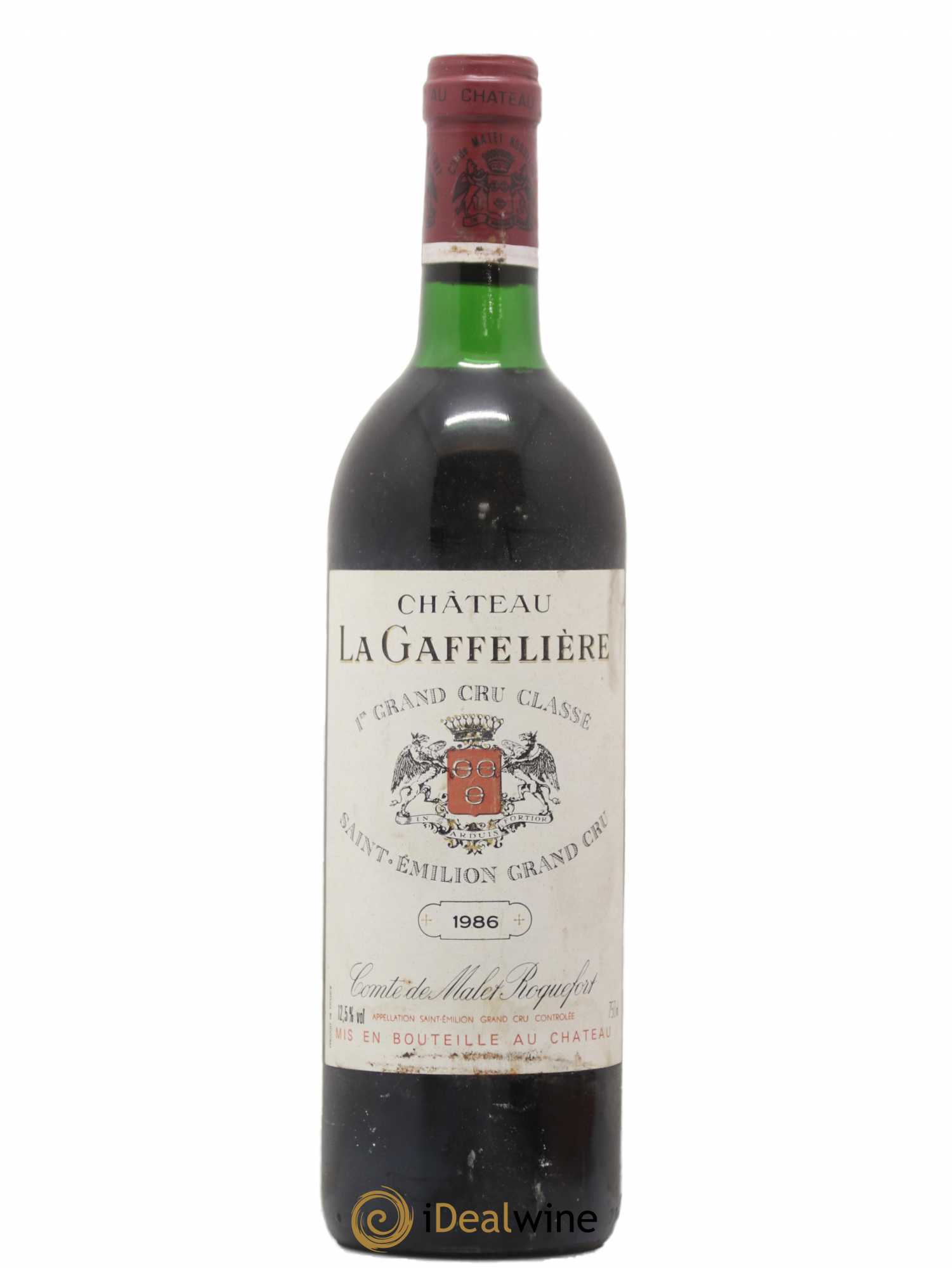 Château la Gaffelière 1er Grand Cru Classé B 1986 - Lot de 1 bouteille - 0