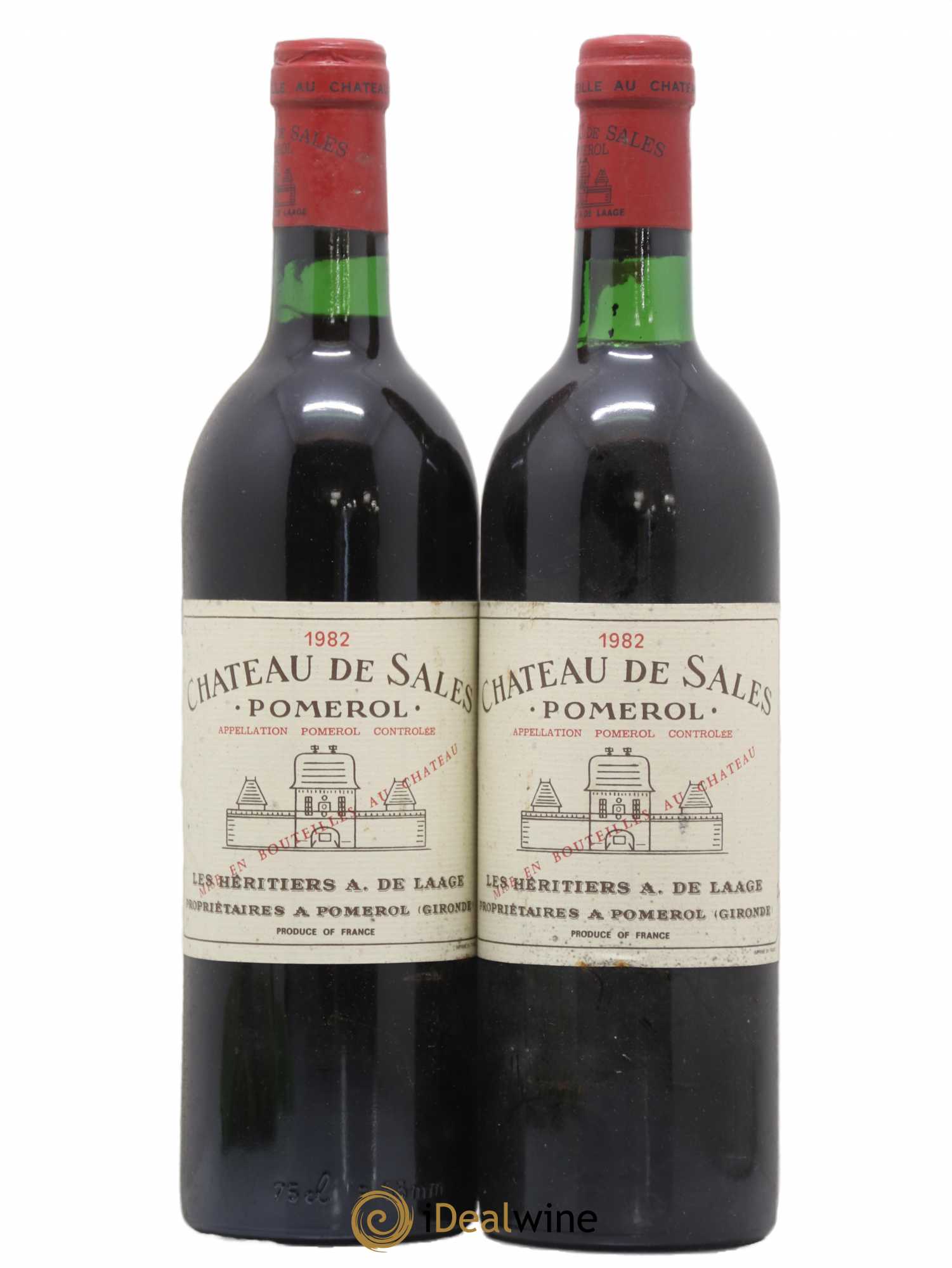 Château de Sales 1982 - Lot de 2 bouteilles - 0