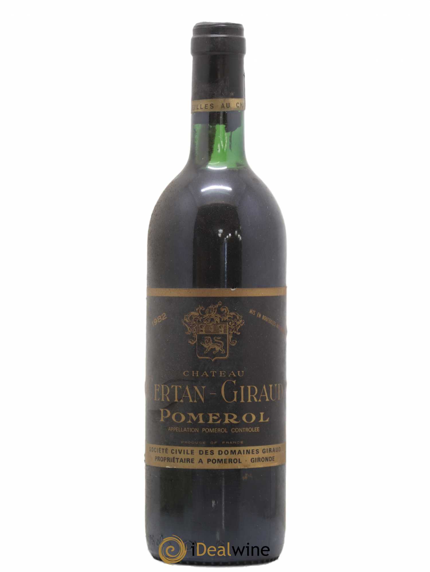 Château Certan Giraud 1982 - Lot de 1 bouteille - 0