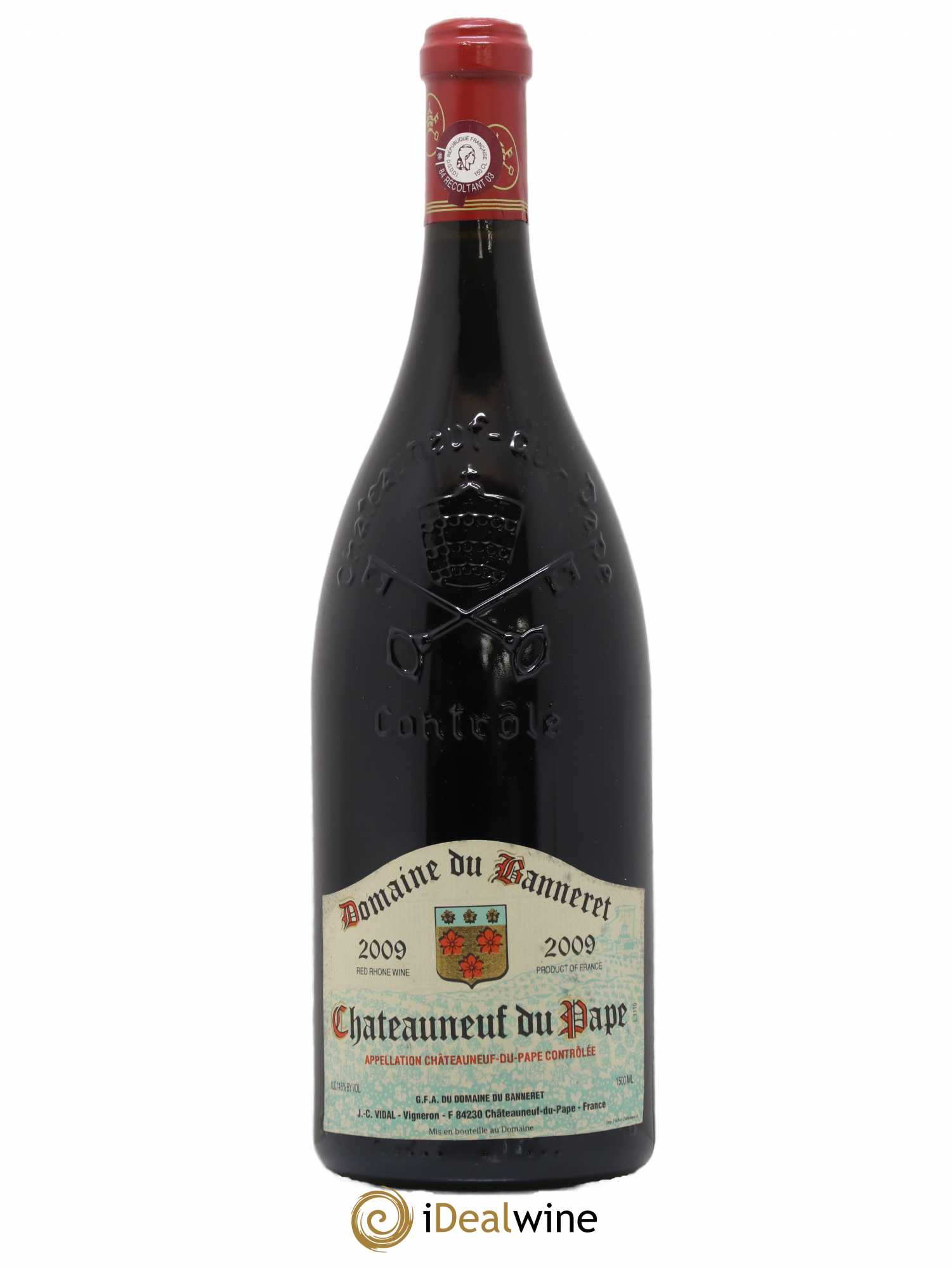 Châteauneuf-du-Pape Banneret Vidal Domaine Banneret 2009 - Posten von 1 Magnum - 0