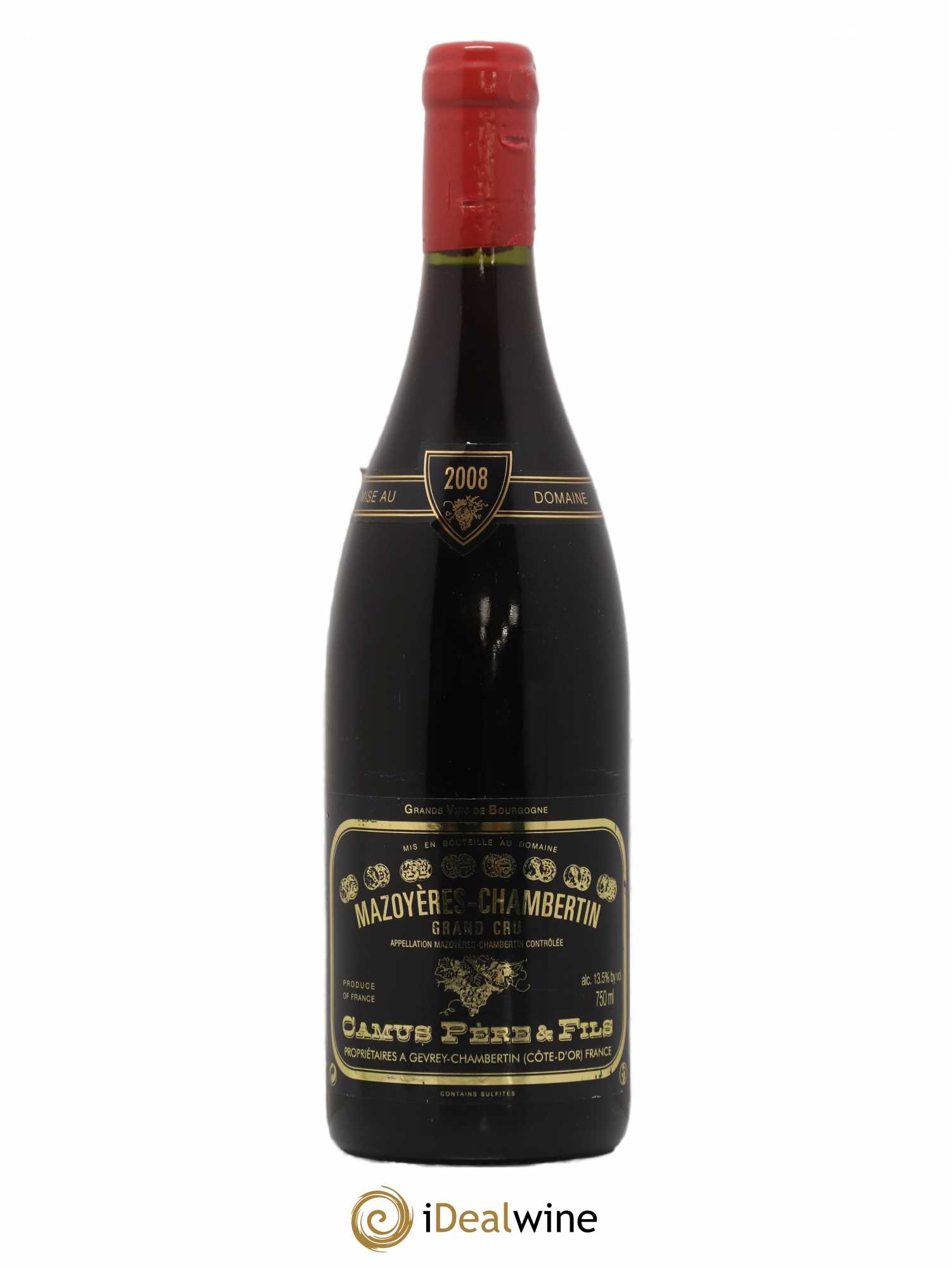 Mazoyères-Chambertin Grand Cru Camus Père et Fils (Domaine) 2008 - Posten von 1 Flasche - 0