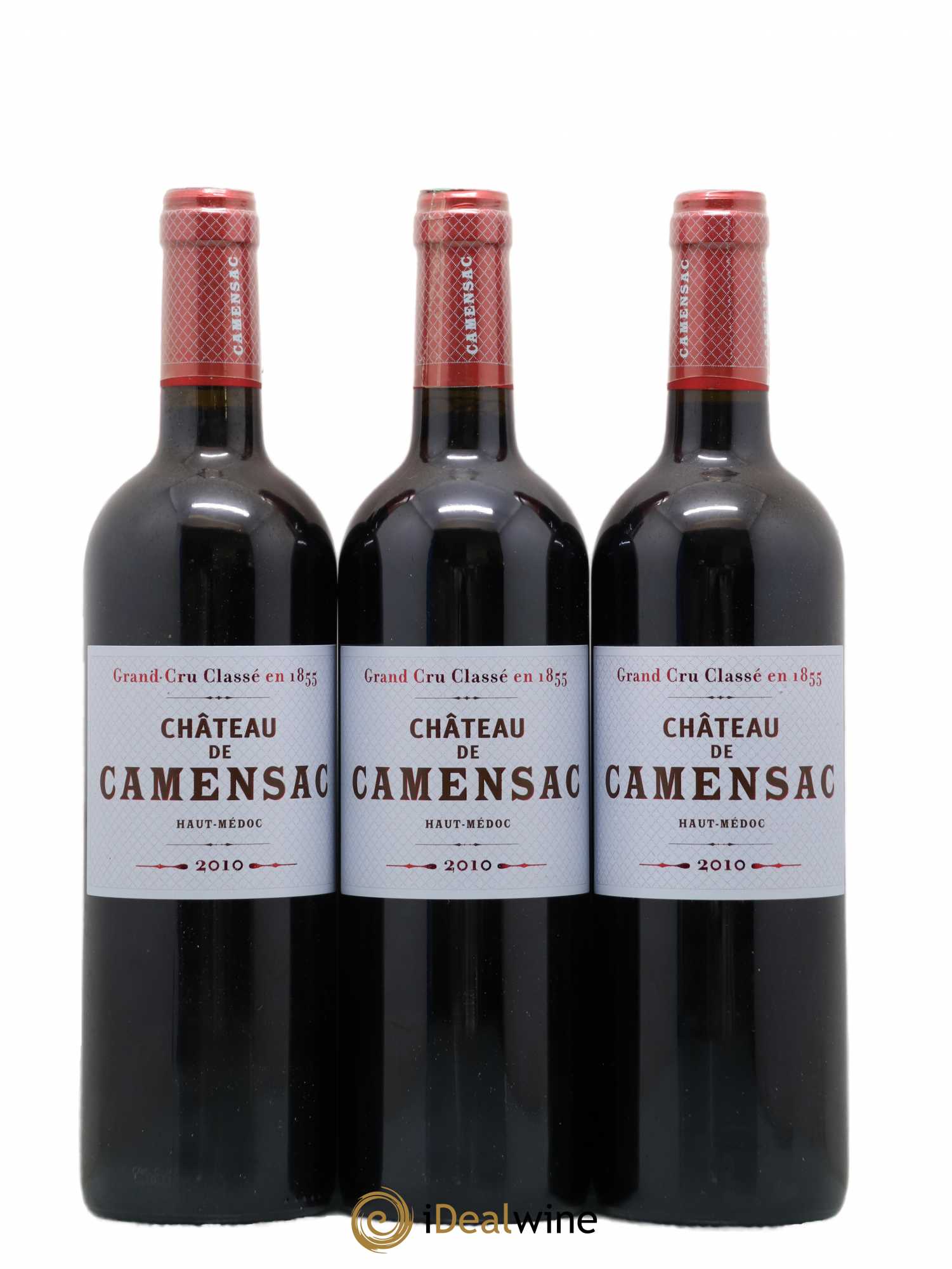 Château Camensac 5ème Grand Cru Classé 2010 - Lot de 3 bouteilles - 0