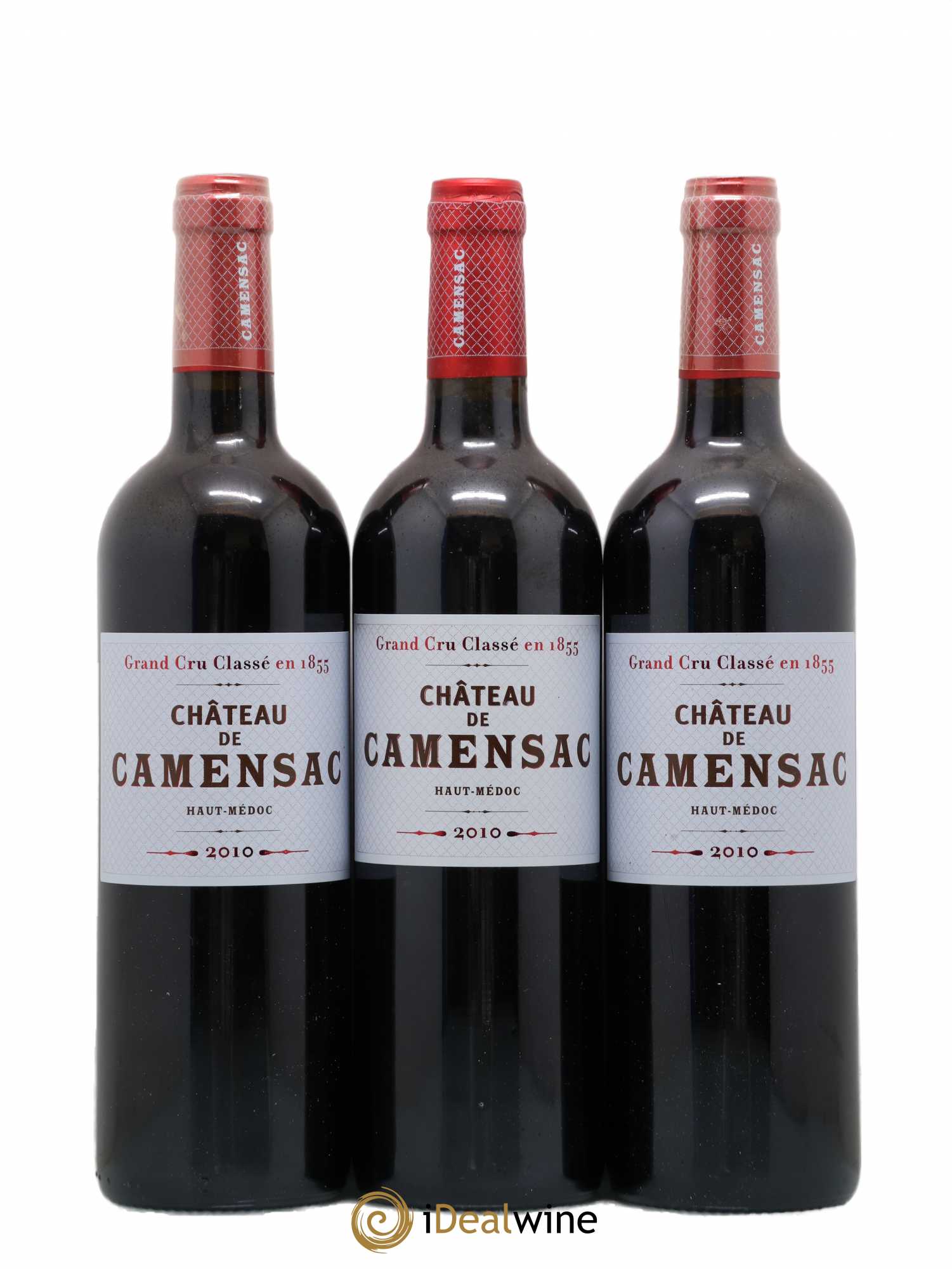 Château Camensac 5ème Grand Cru Classé 2010 - Lot de 3 bouteilles - 0
