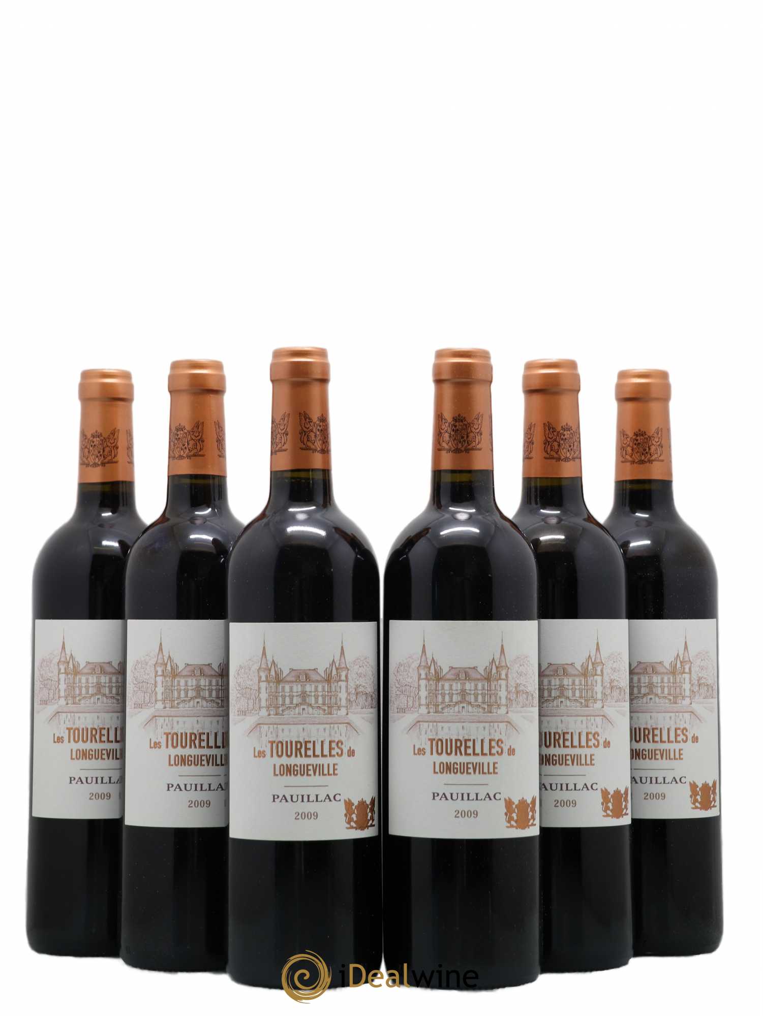 Les Tourelles de Longueville Second Vin 2009 - Lot de 6 bouteilles - 0