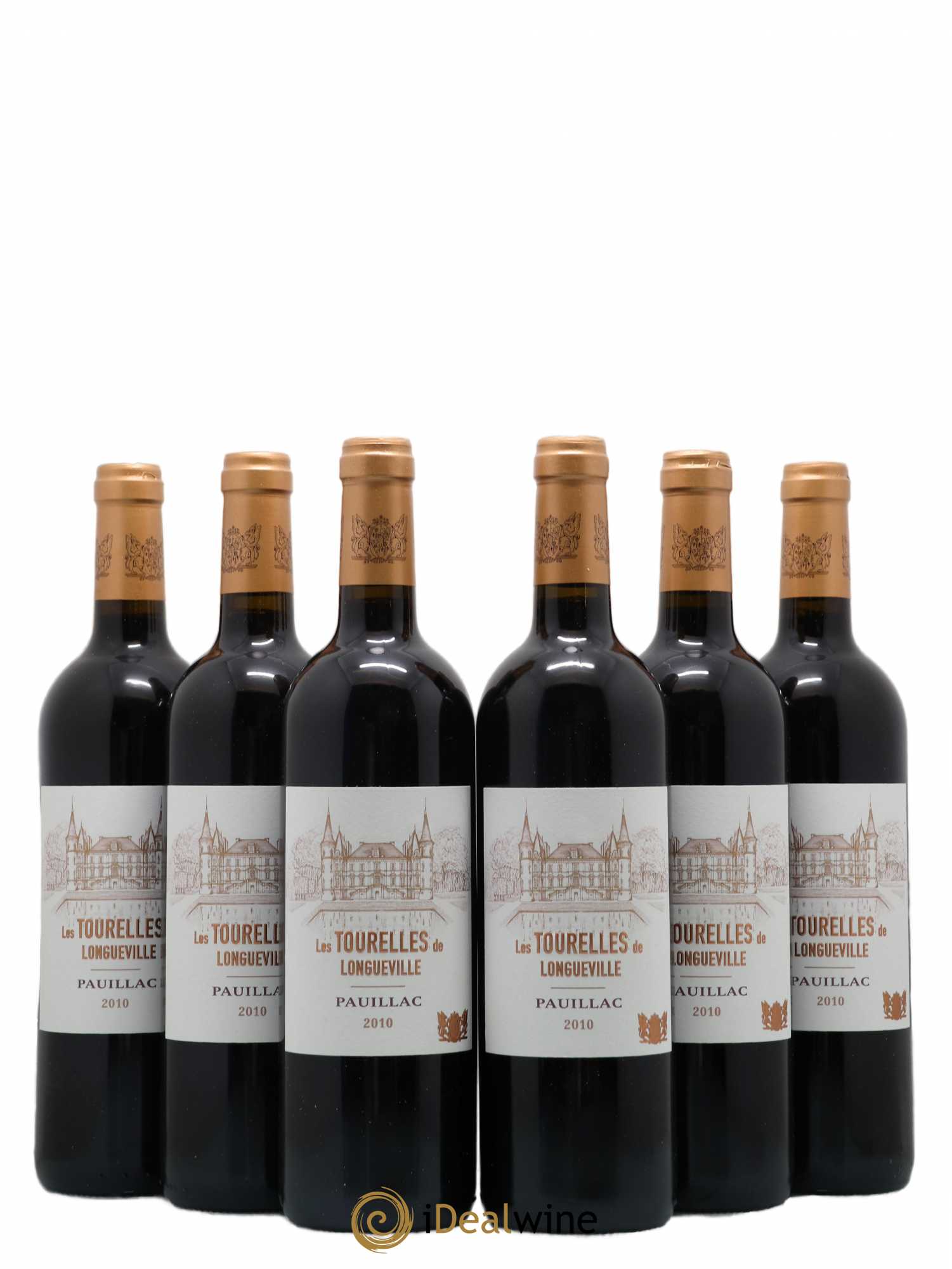 Les Tourelles de Longueville Second Vin 2010 - Lot de 6 bouteilles - 0