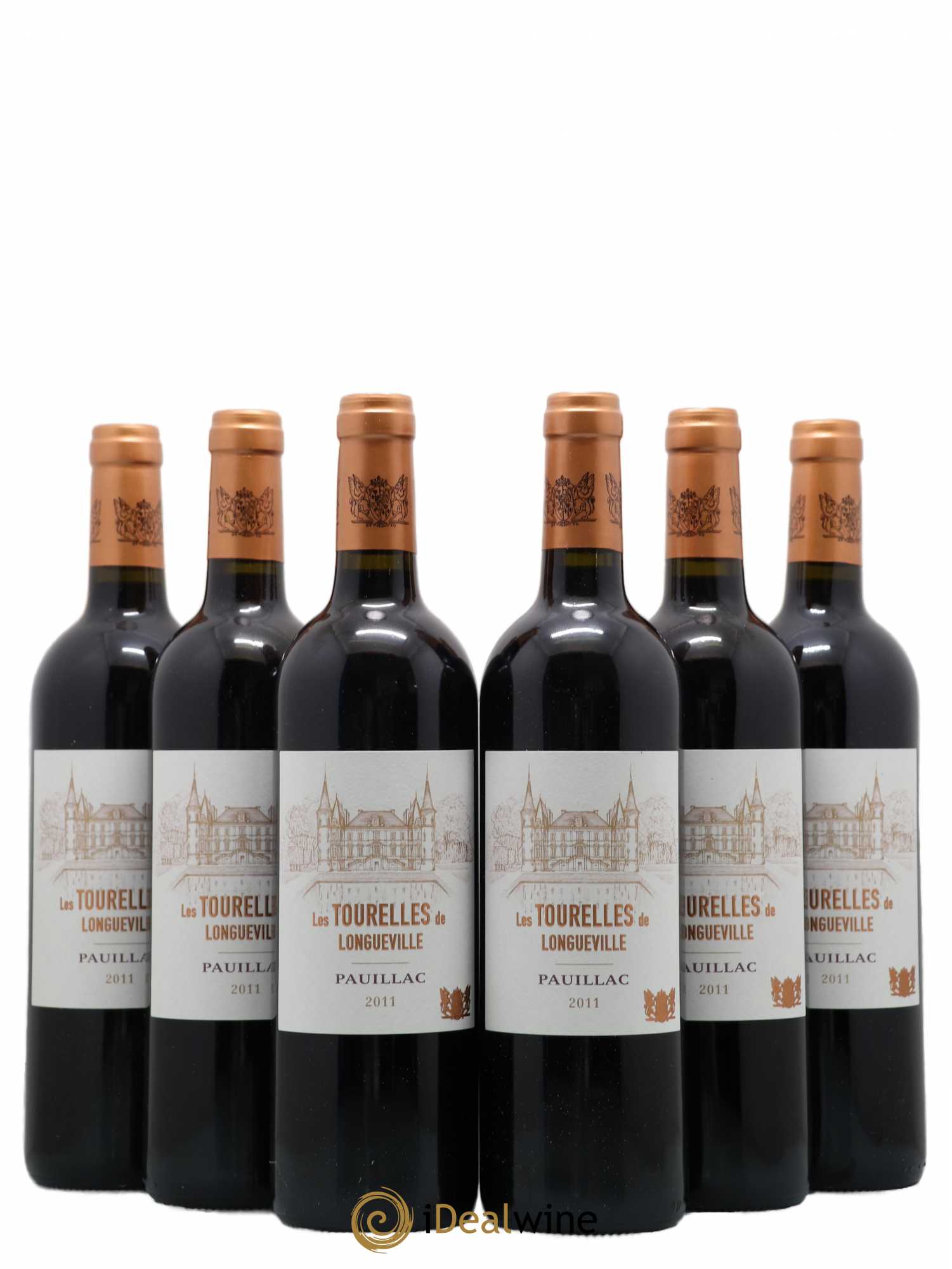 Les Tourelles de Longueville Second Vin 2011 - Lot de 6 bouteilles - 0