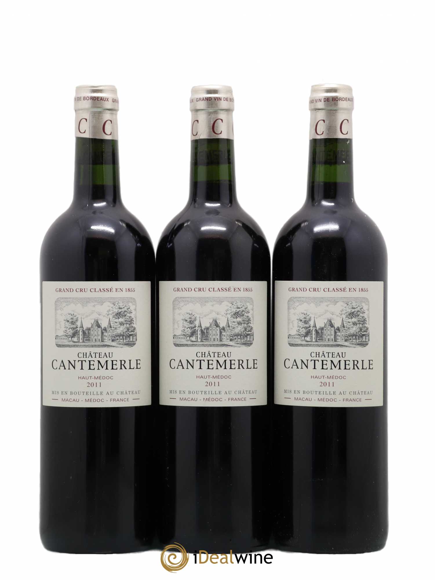 Château Cantemerle 5ème Grand Cru Classé 2011 - Lot de 6 bouteilles - 1