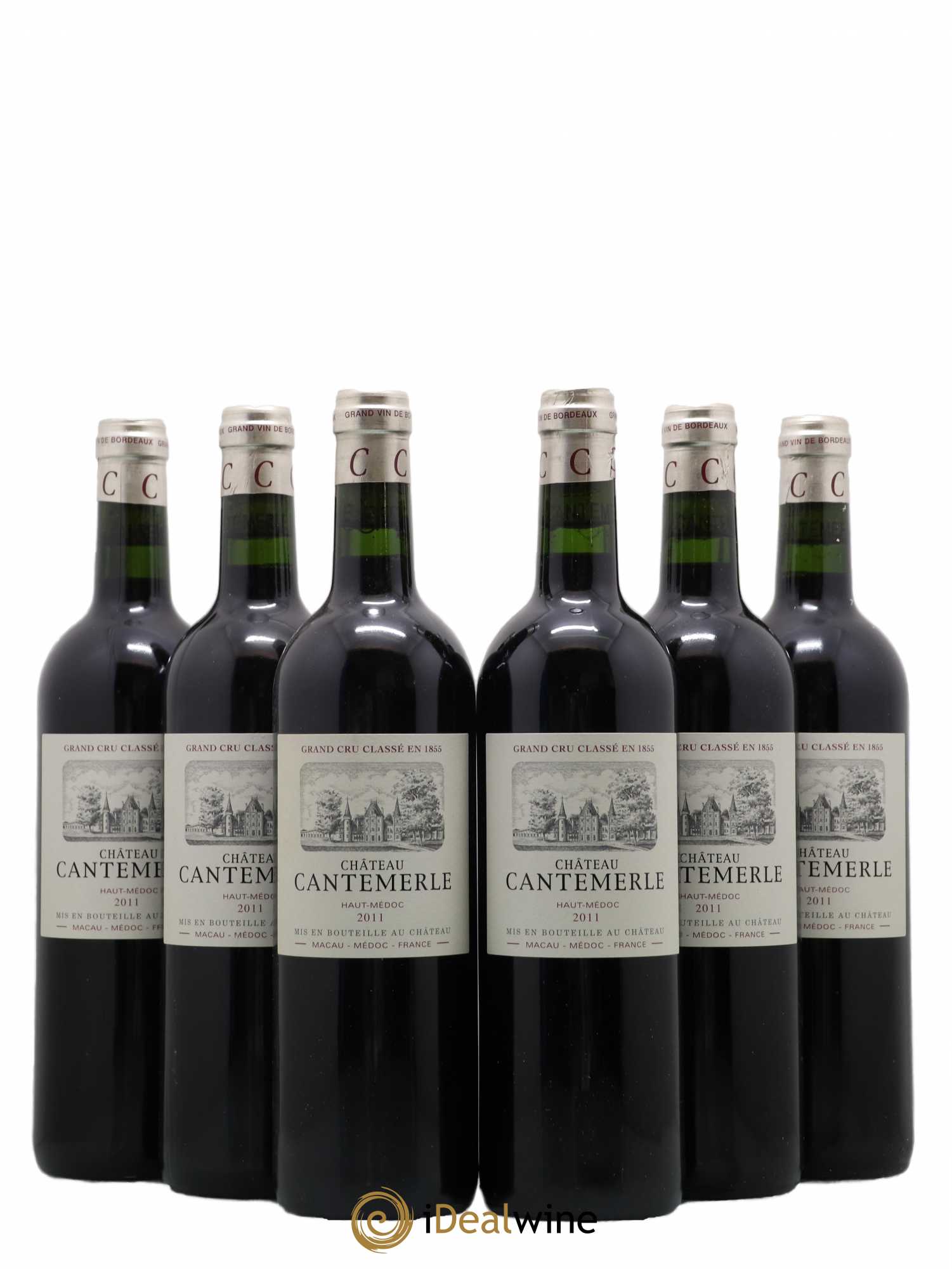 Château Cantemerle 5ème Grand Cru Classé 2011 - Lot de 6 bouteilles - 0