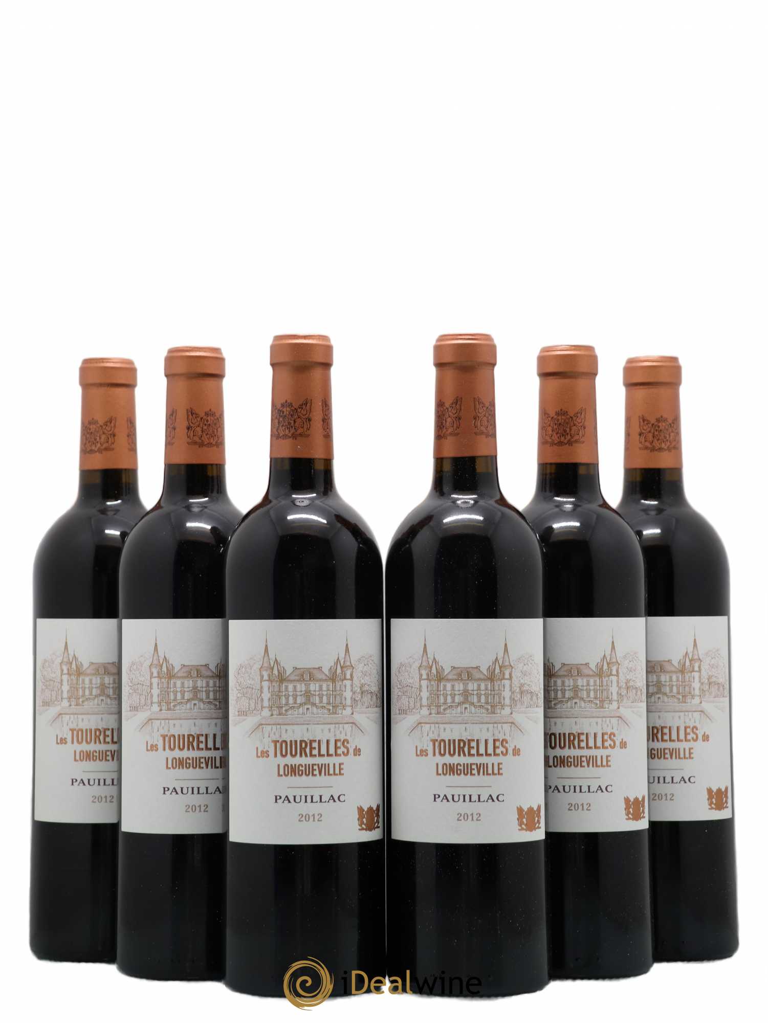 Les Tourelles de Longueville Second Vin 2012 - Lot de 6 bouteilles - 0