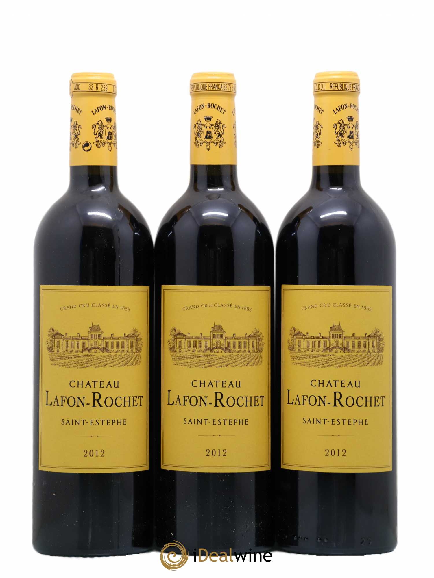 Château Lafon Rochet 4ème Grand Cru Classé 2012 - Lot de 6 bouteilles - 1