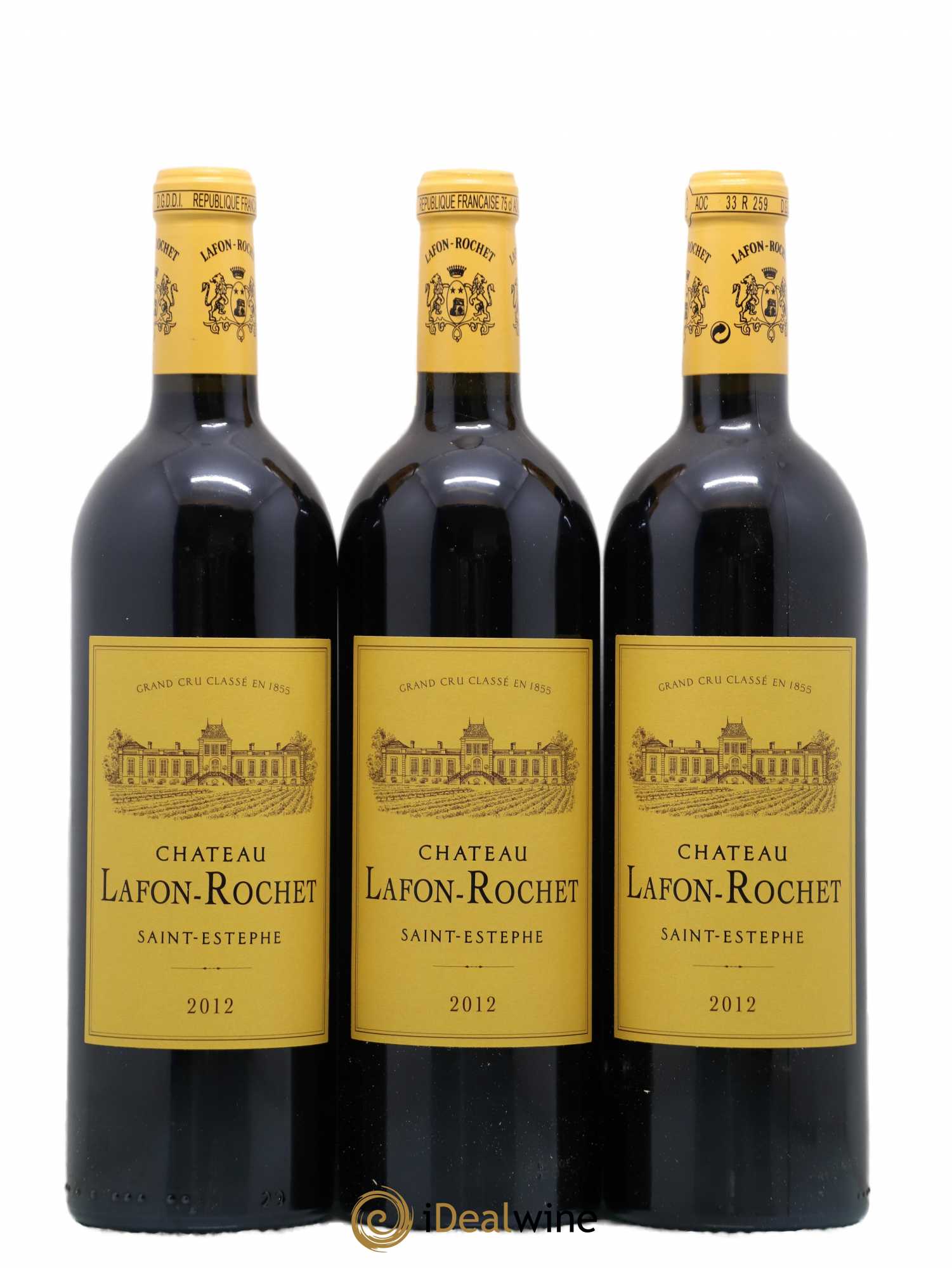 Château Lafon Rochet 4ème Grand Cru Classé 2012 - Lot de 6 bouteilles - 2