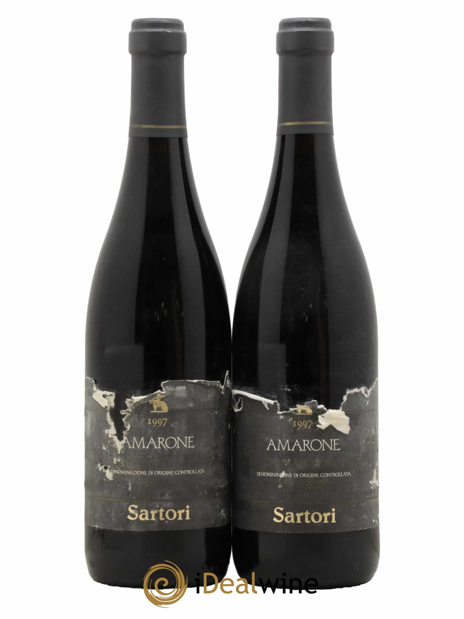 Amarone della Valpolicella DOC Sartori 1997 - Lot de 2 bouteilles - 0