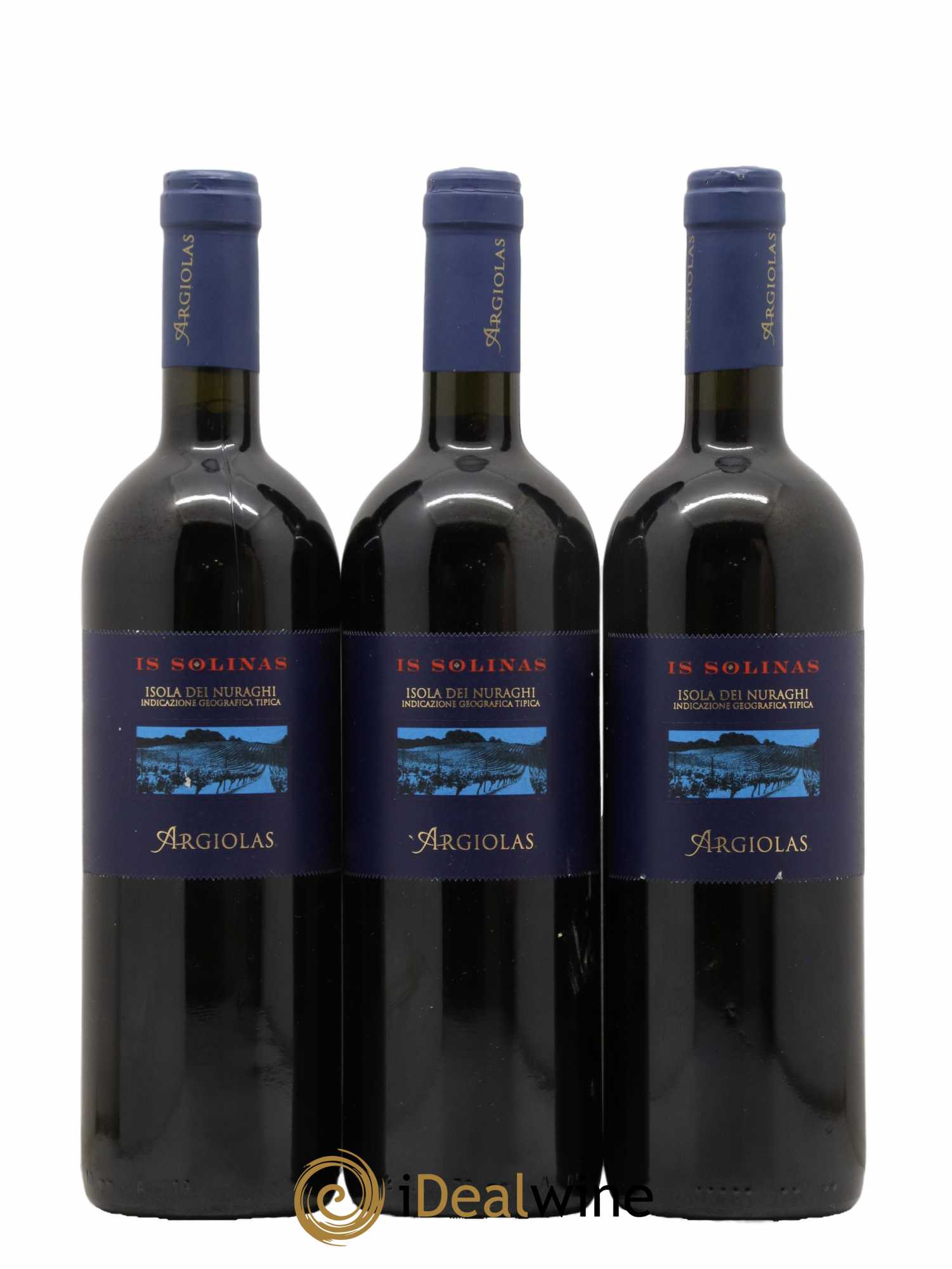Italie Isola Del Nuraghi Argiolas 2012 - Lot de 3 bouteilles - 0