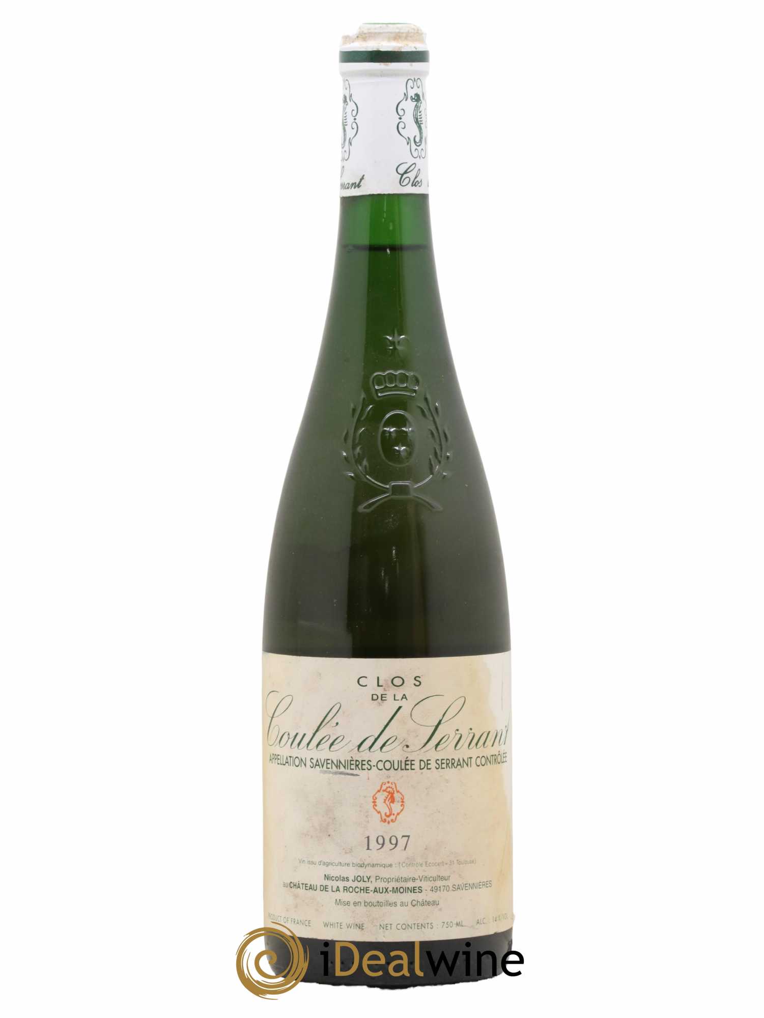 Savennières Clos de la Coulée de Serrant Vignobles de la Coulée de Serrant - Nicolas Joly 1997 - Lot de 1 bouteille - 0