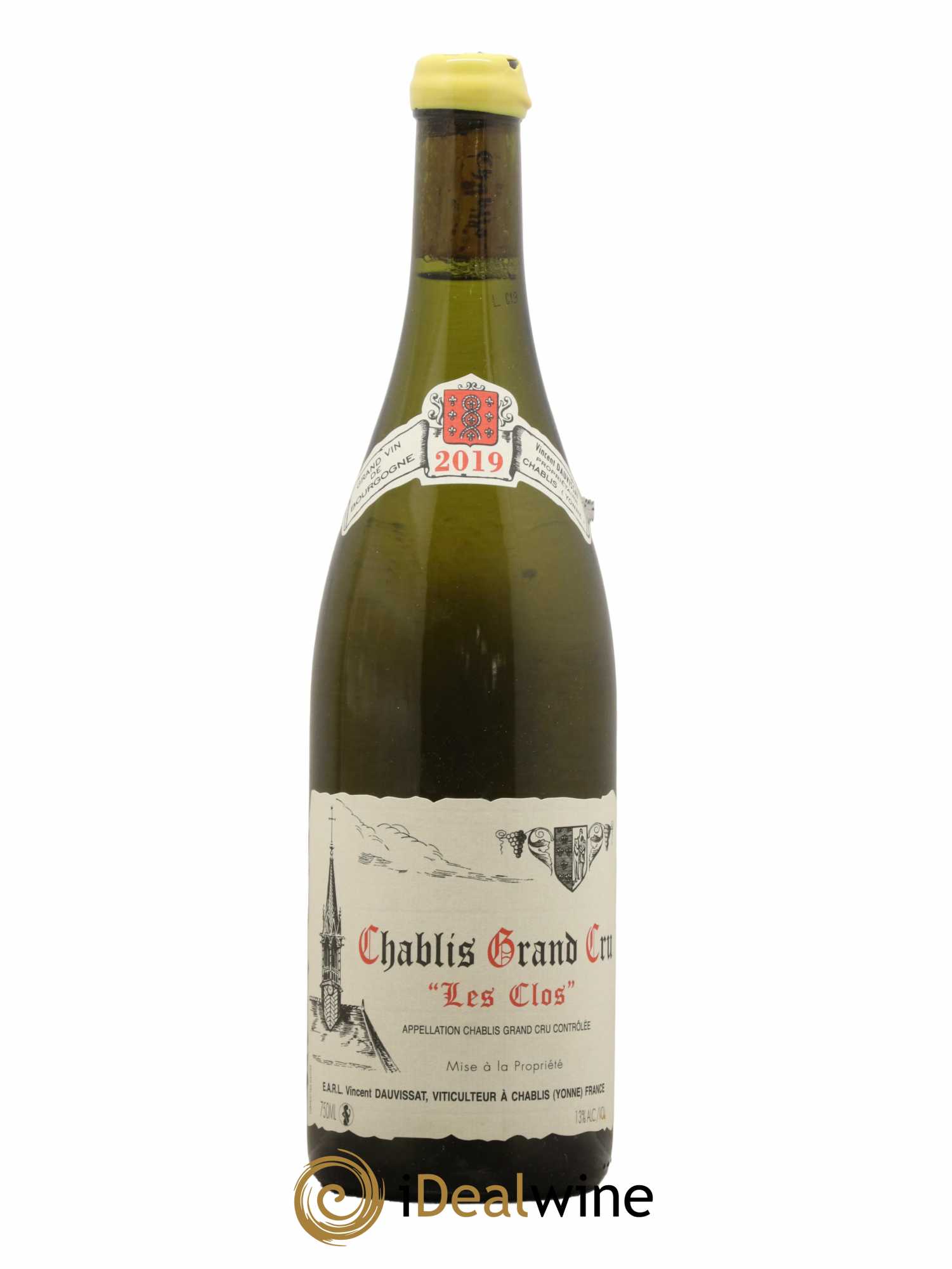 Chablis Grand Cru Les Clos Vincent Dauvissat (Domaine) 2019 - Lot de 1 bouteille - 0