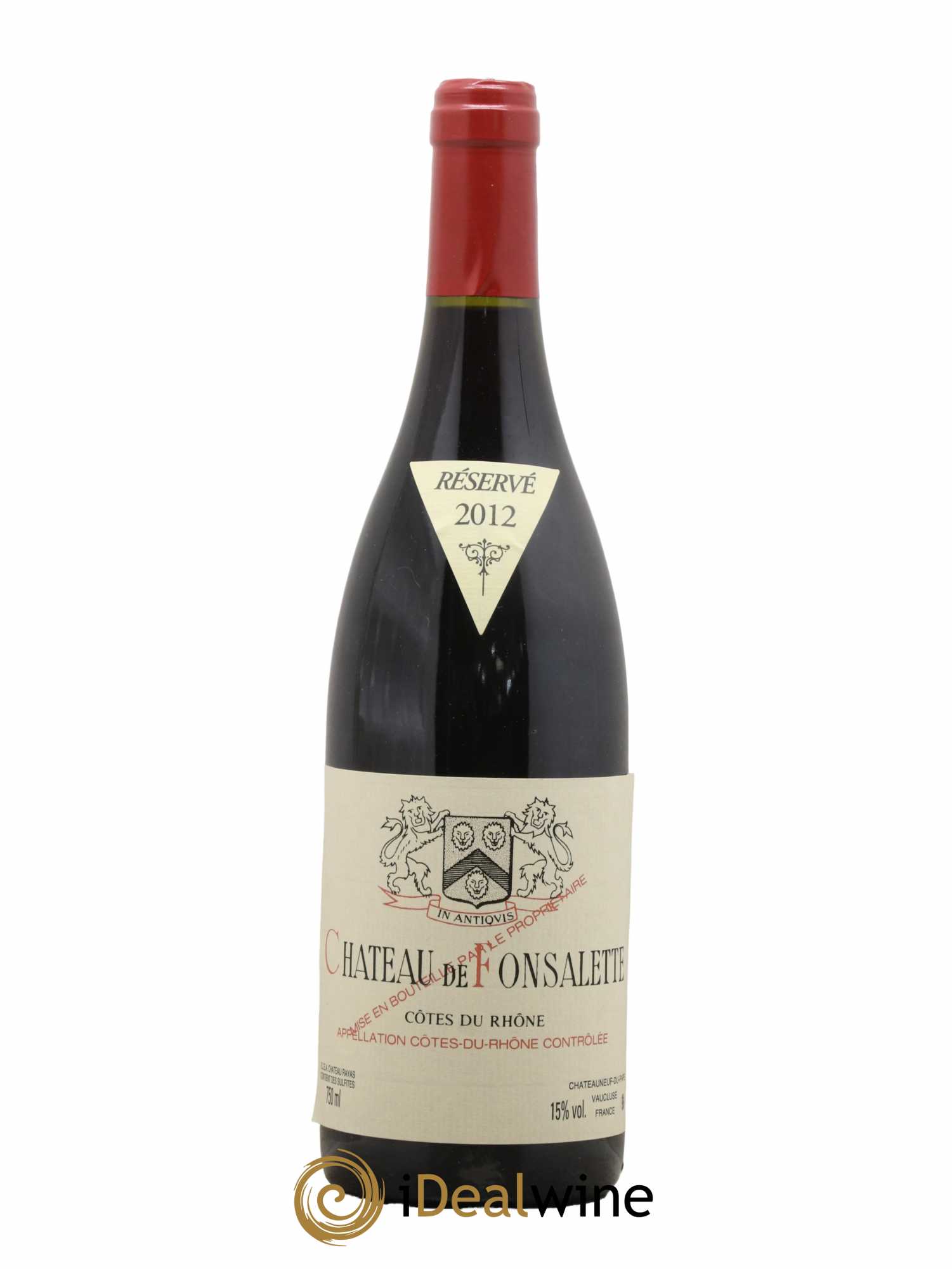 Côtes-du-Rhône Château de Fonsalette Emmanuel Reynaud 2012 - Lot de 1 bouteille - 0