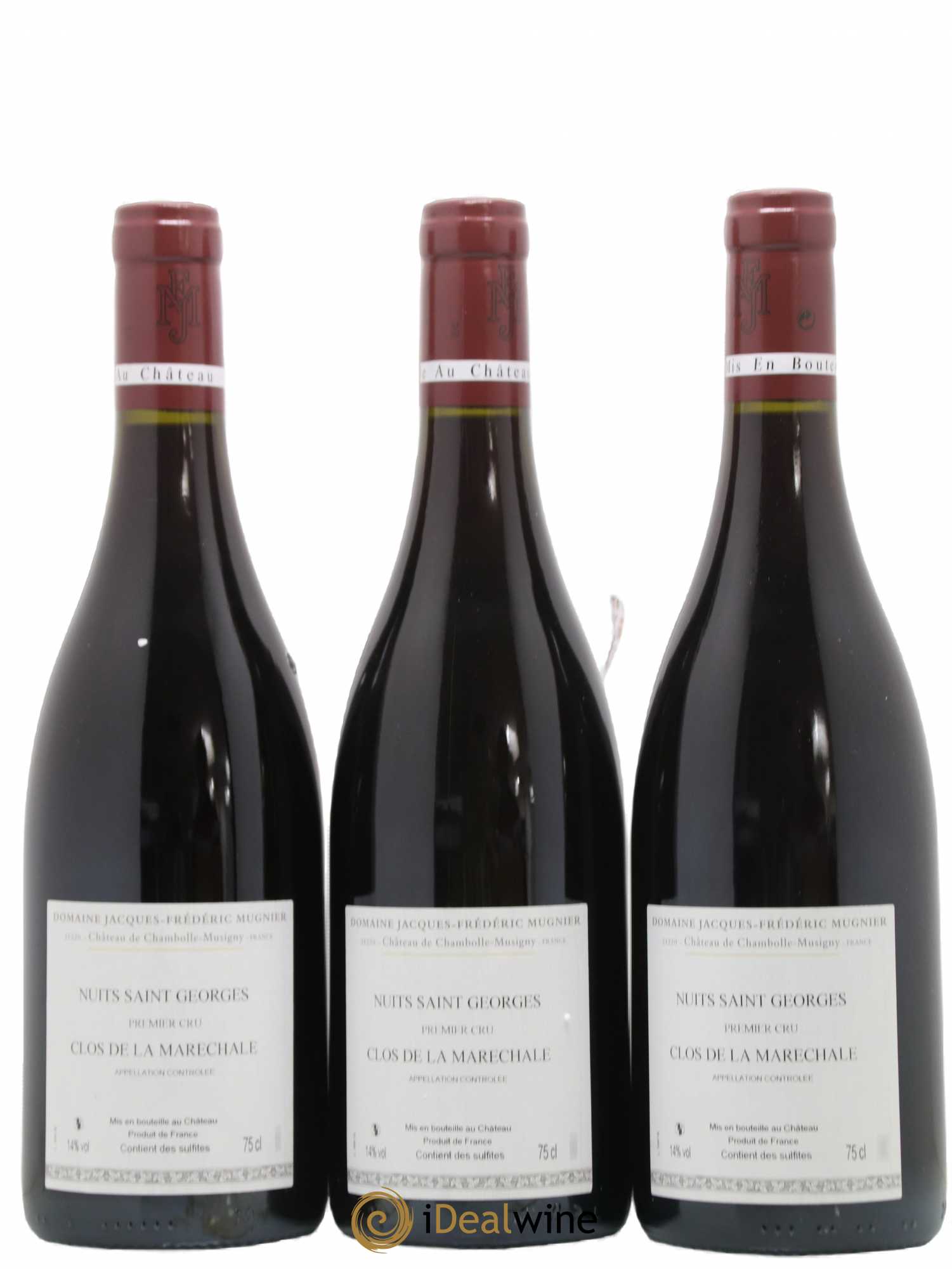 Nuits-Saint-Georges 1er Cru Clos de La Maréchale Jacques-Frédéric Mugnier 2018 - Lot de 3 bouteilles - 1