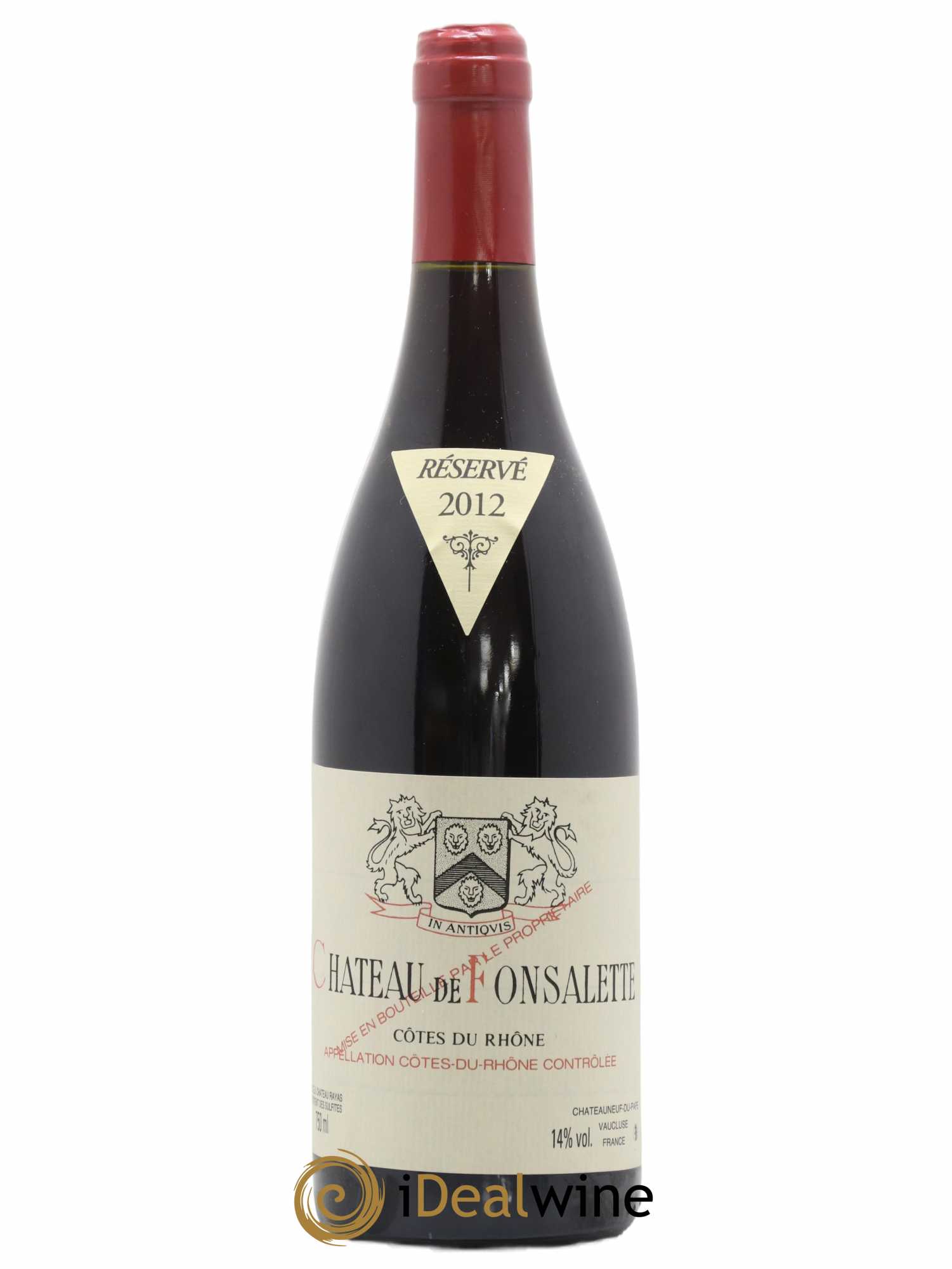 Côtes-du-Rhône Château de Fonsalette Emmanuel Reynaud 2012 - Lot de 1 bouteille - 0