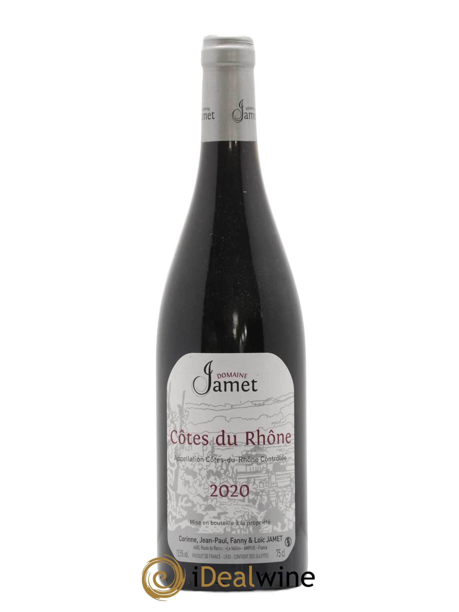 Côtes-du-Rhône Jamet (Domaine) 2020 - Lot de 1 bouteille - 0