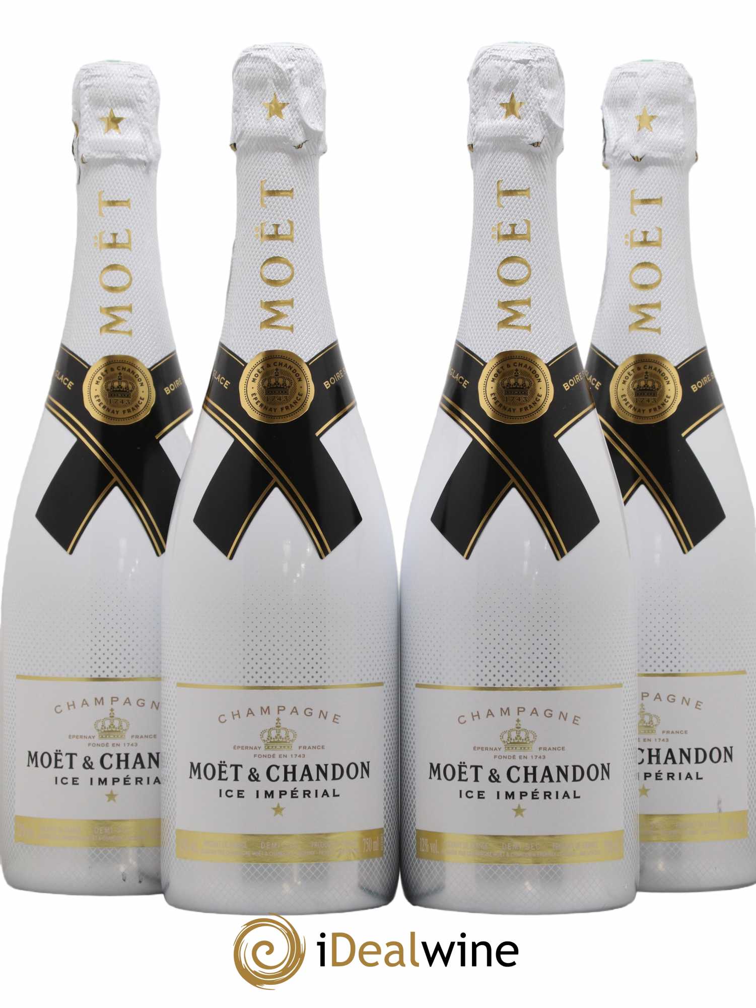 Impérial Brut Moët et Chandon Ice impérial demi sec - Lot of 4 bottles - 0