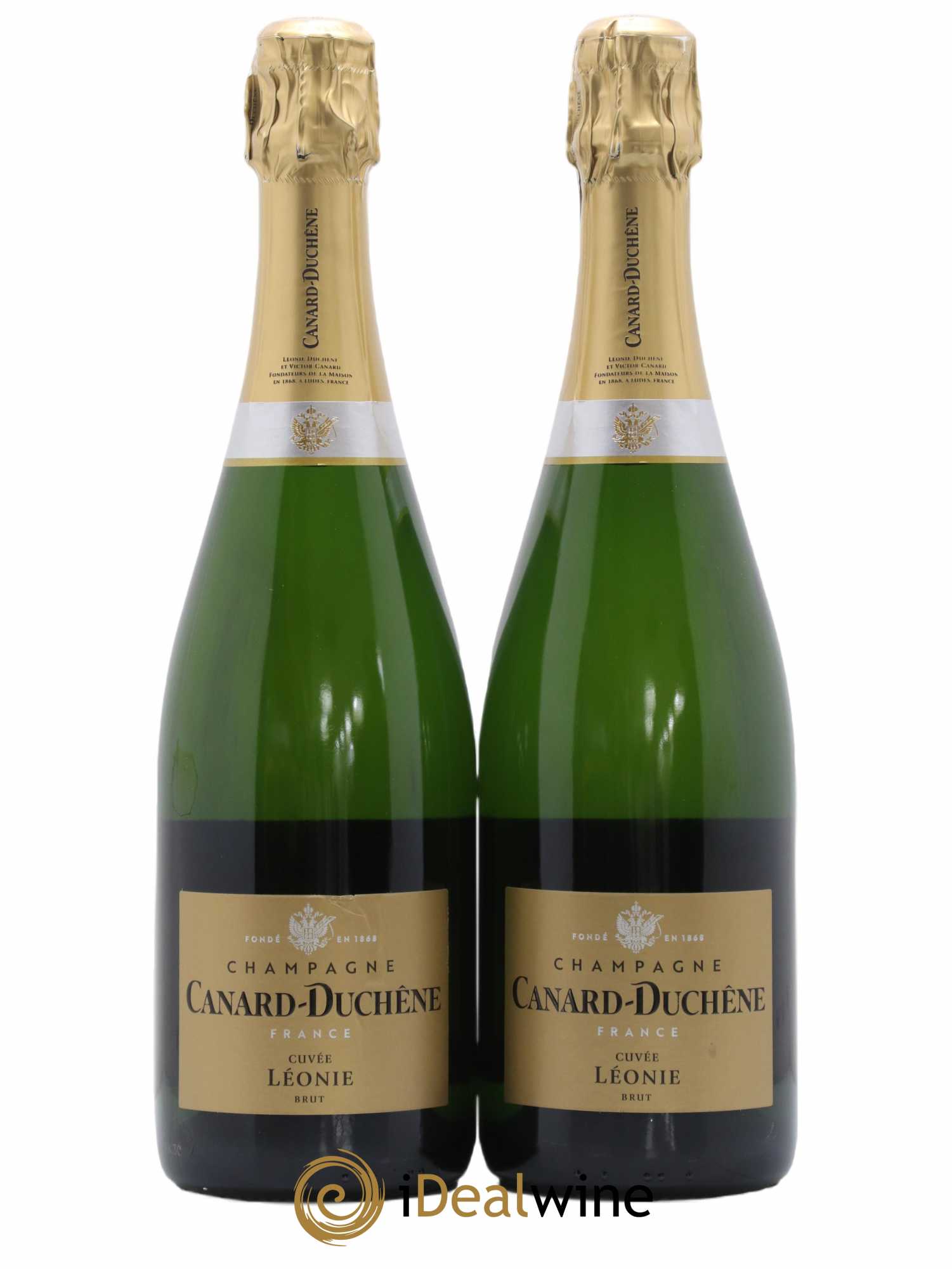 Champagne Cuvée Léonie Canard Duchêne - Posten von 2 Flaschen - 0