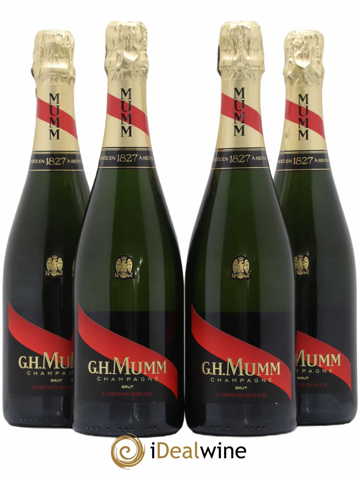 Cordon Rouge Mumm - Lot de 4 bouteilles - 0