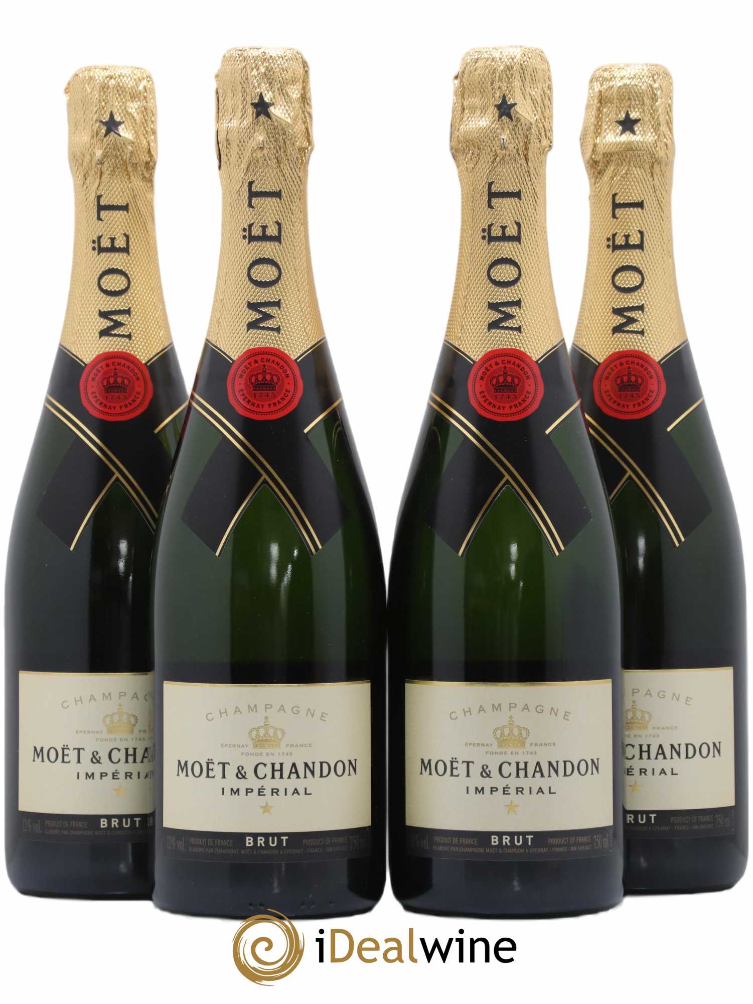 Impérial Brut Moët et Chandon - Lot de 4 bouteilles - 0