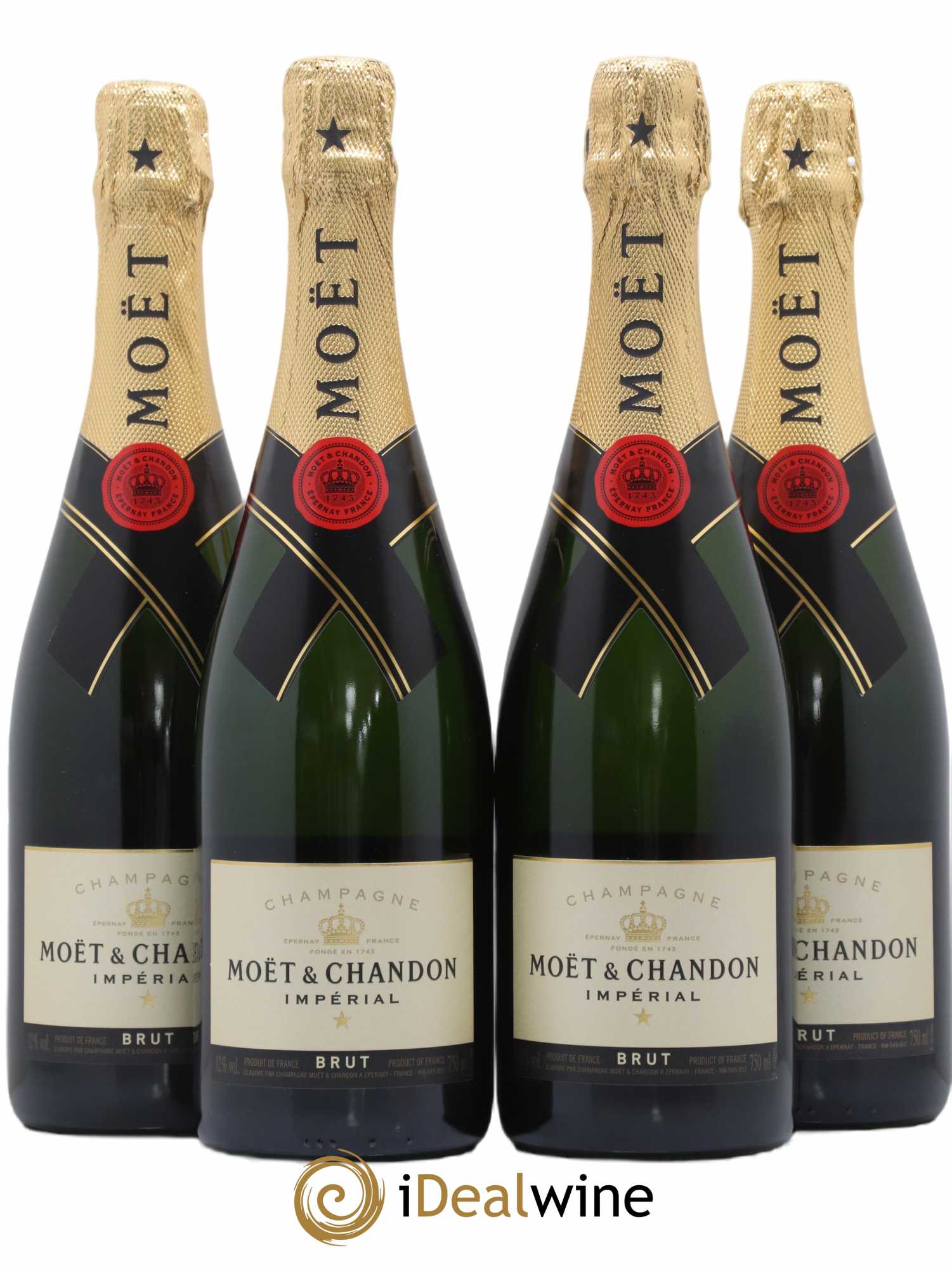 Impérial Brut Moët et Chandon - Lot de 4 bouteilles - 0
