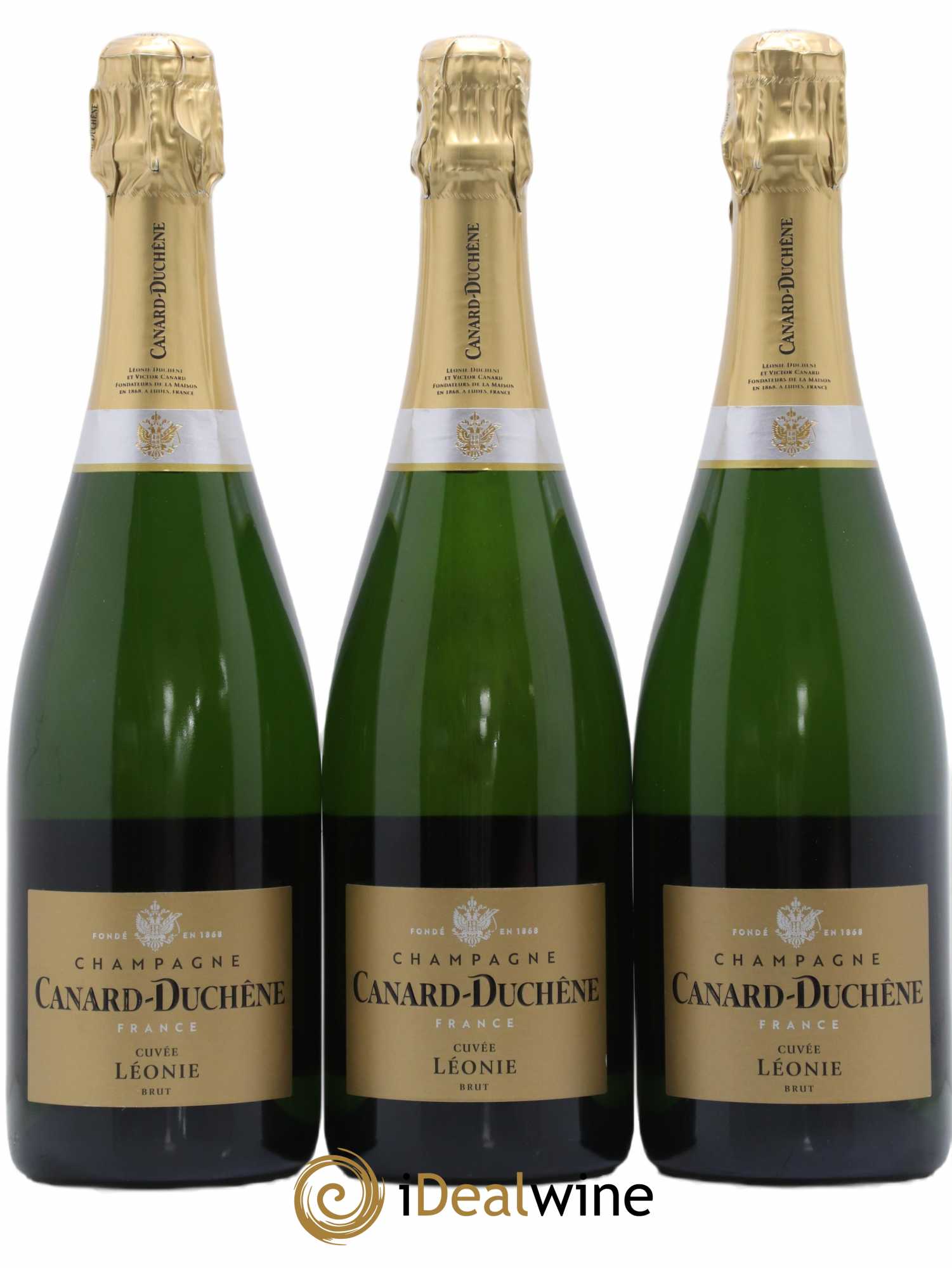 Champagne Cuvée Léonie Canard Duchêne - Posten von 3 Flaschen - 0