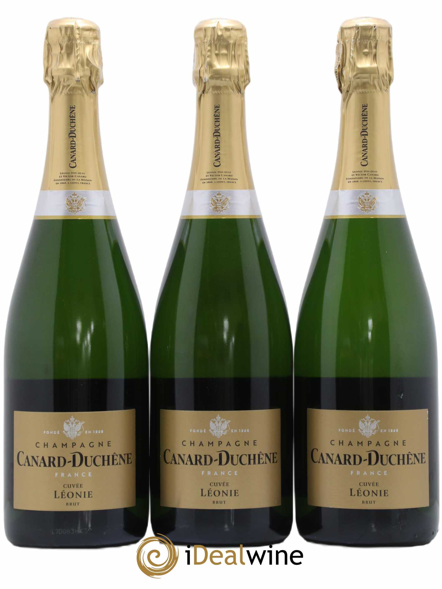 Champagne Cuvée Léonie Canard Duchêne - Posten von 3 Flaschen - 0