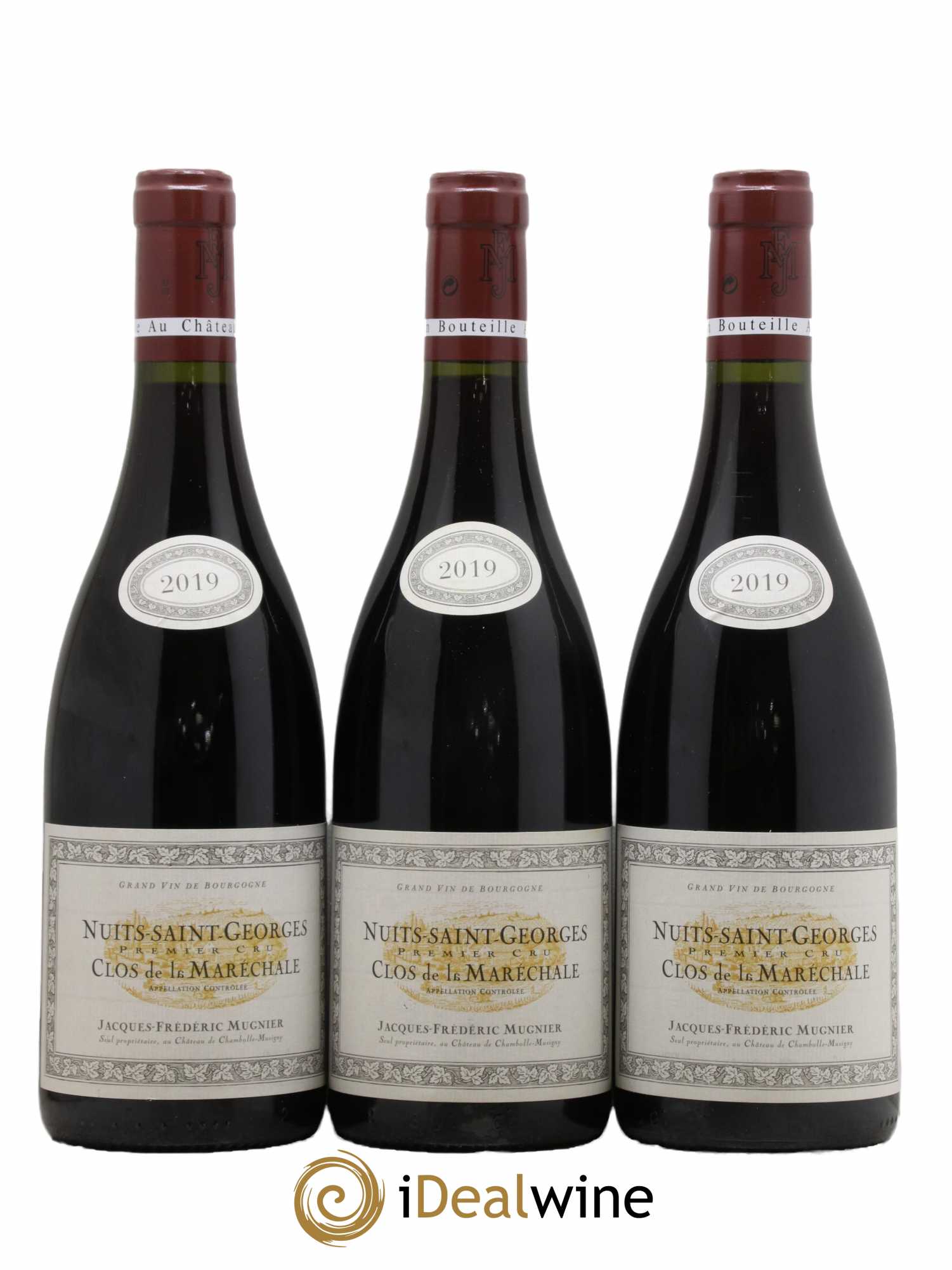 Nuits-Saint-Georges 1er Cru Clos de La Maréchale Jacques-Frédéric Mugnier 2019 - Lot de 3 bouteilles - 0